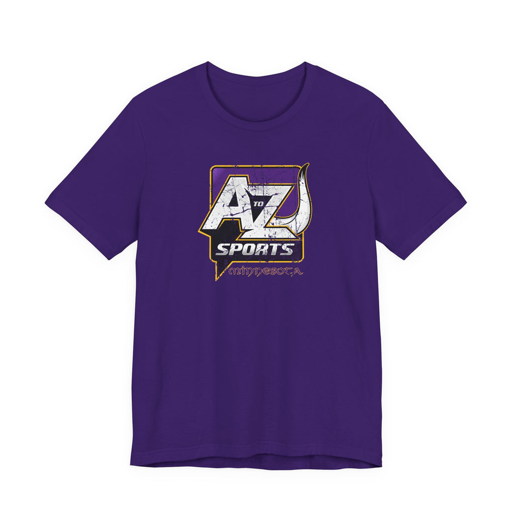 A to Z Sports Vikings Distressed T-Shirt