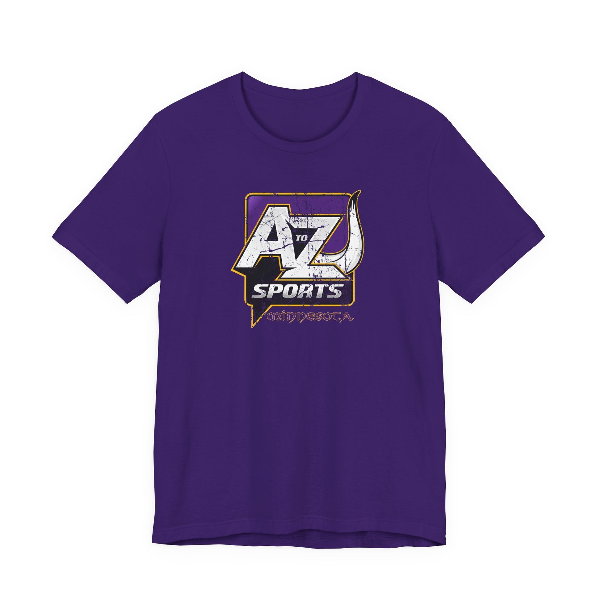A to Z Sports Vikings Distressed T-Shirt
