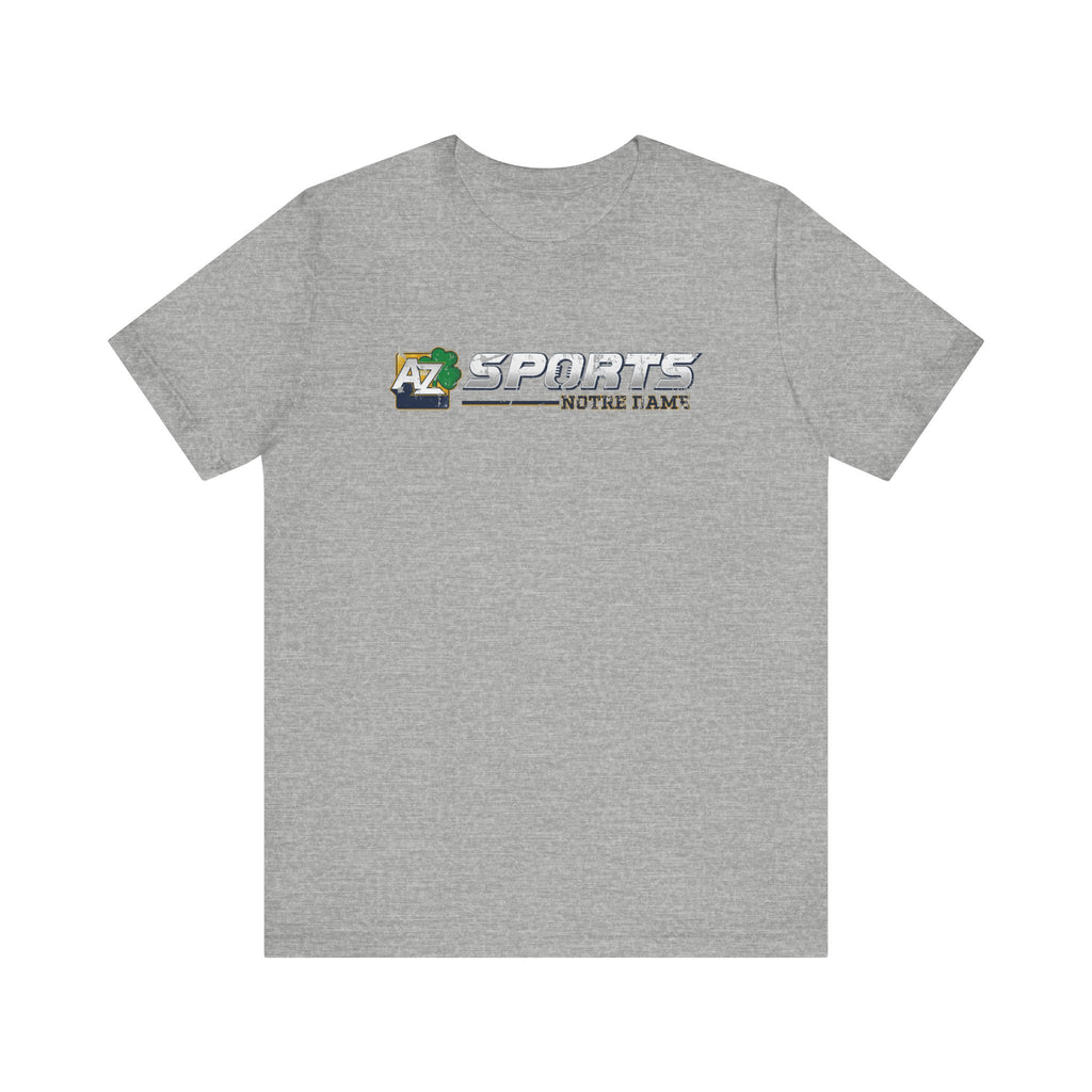 A to Z Sports Notre Dame Distressed Horizontal T-Shirt