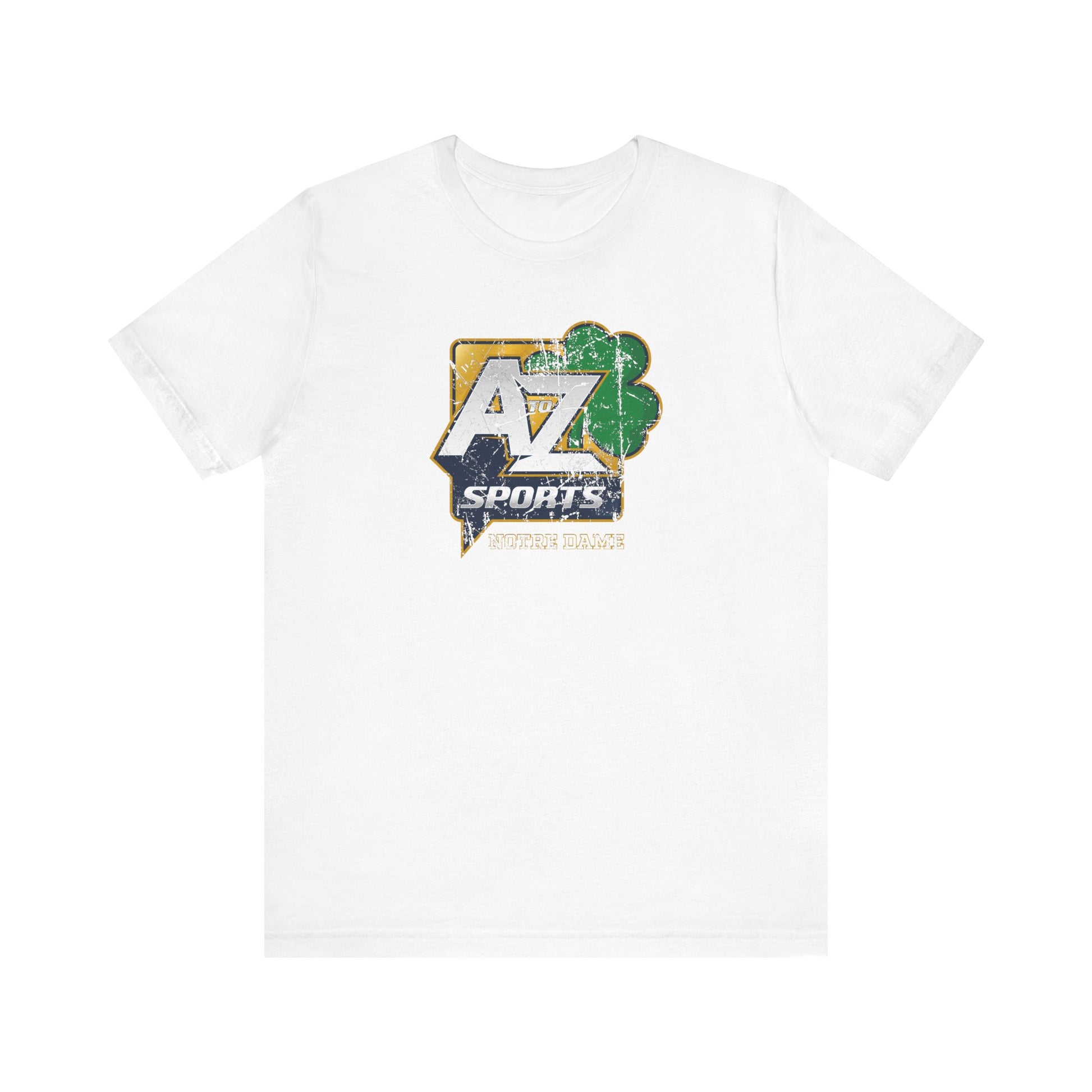 A to Z Sports Notre Dame Distressed T-Shirt
