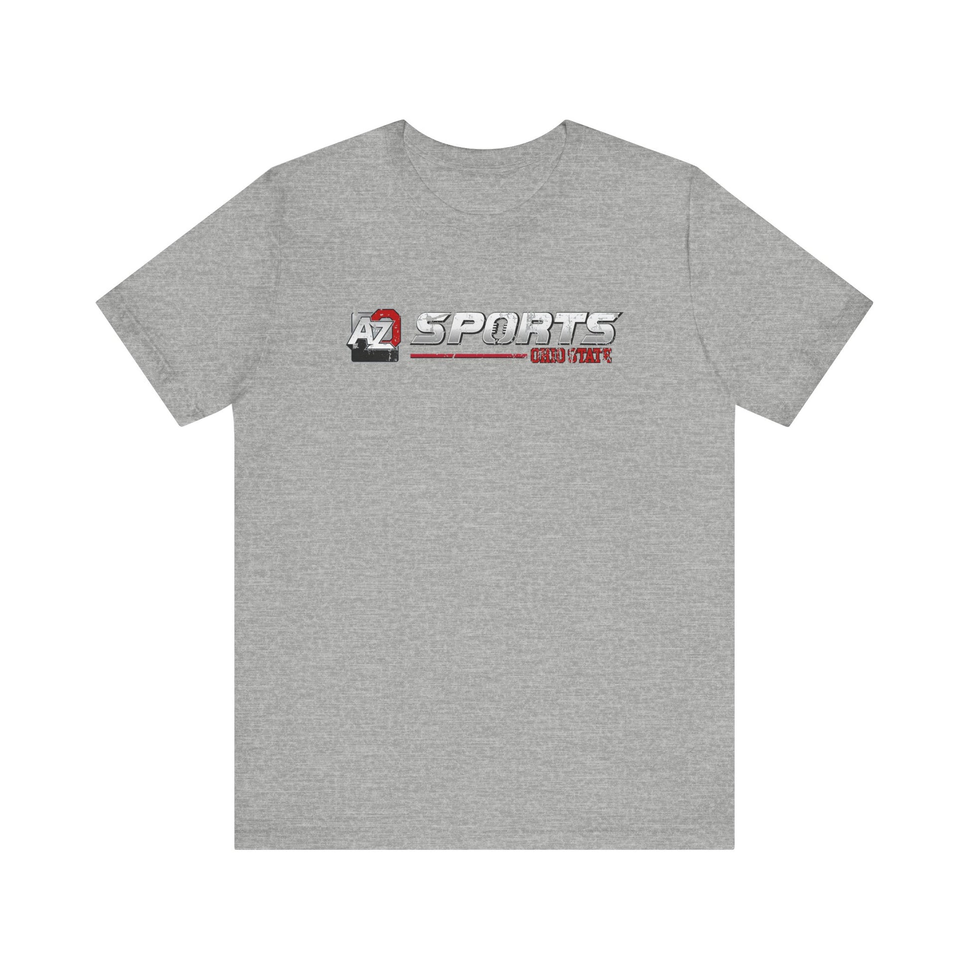 A to Z Sports Ohio State Distressed Horizontal T-Shirt