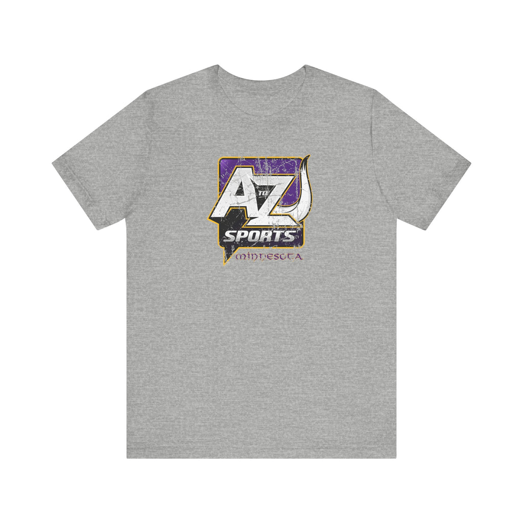 A to Z Sports Vikings Distressed T-Shirt