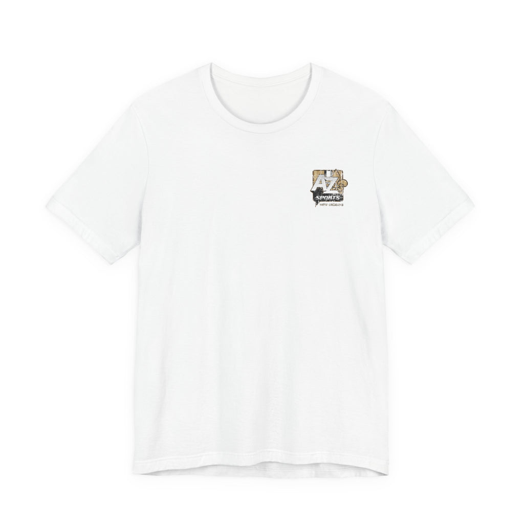 A to Z Sports Saints Distressed Pocket T-Shirt