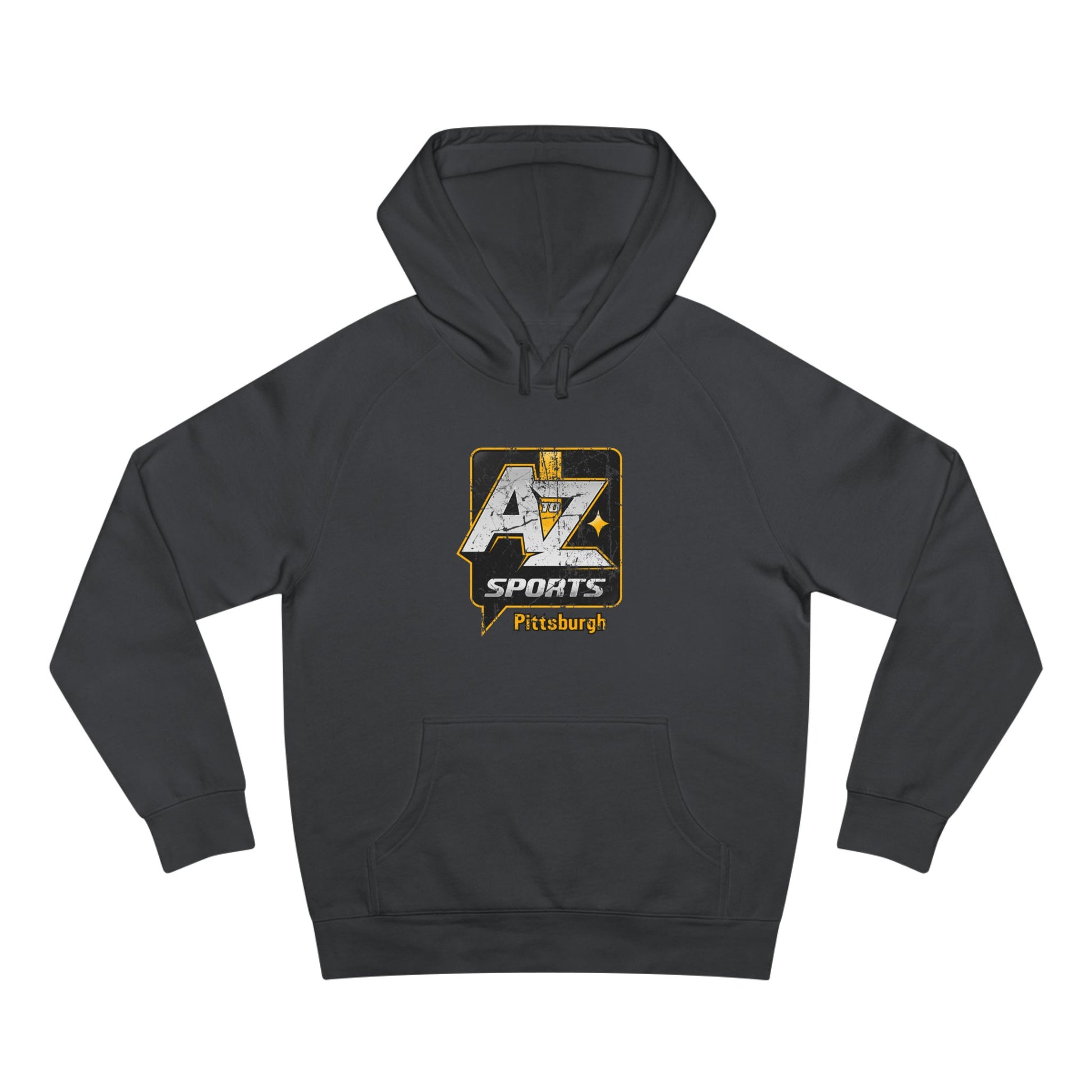 A to Z Sports Steelers Distressed Hoodie