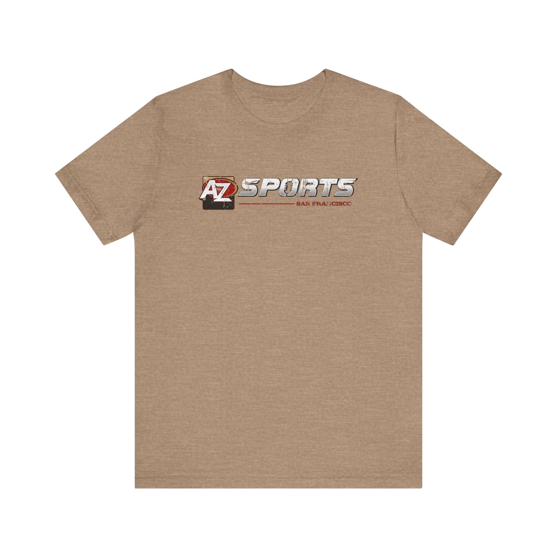A to Z Sports 49ers Distressed Horizontal T-Shirt
