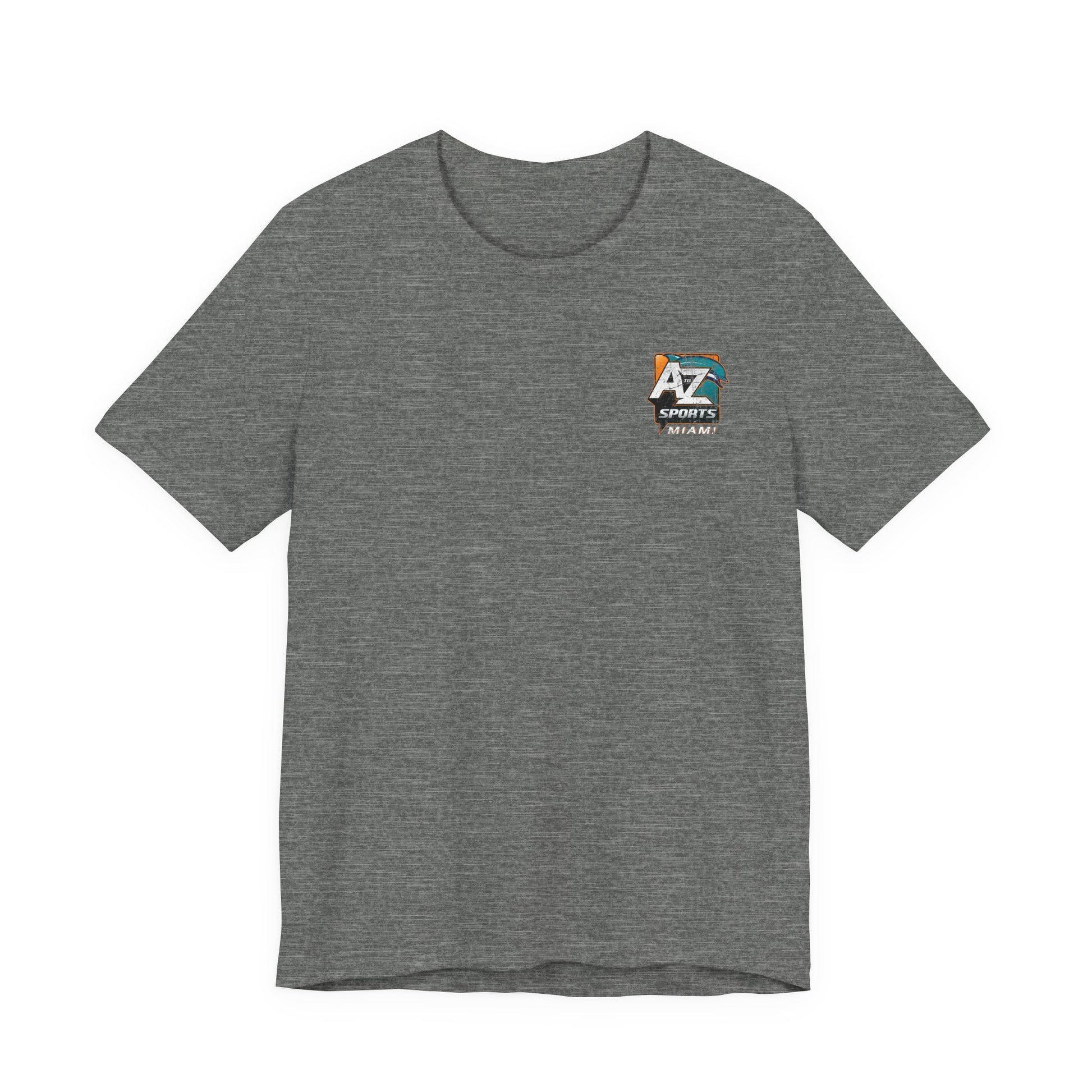 A to Z Sports Dolphins Distressed Pocket T-Shirt