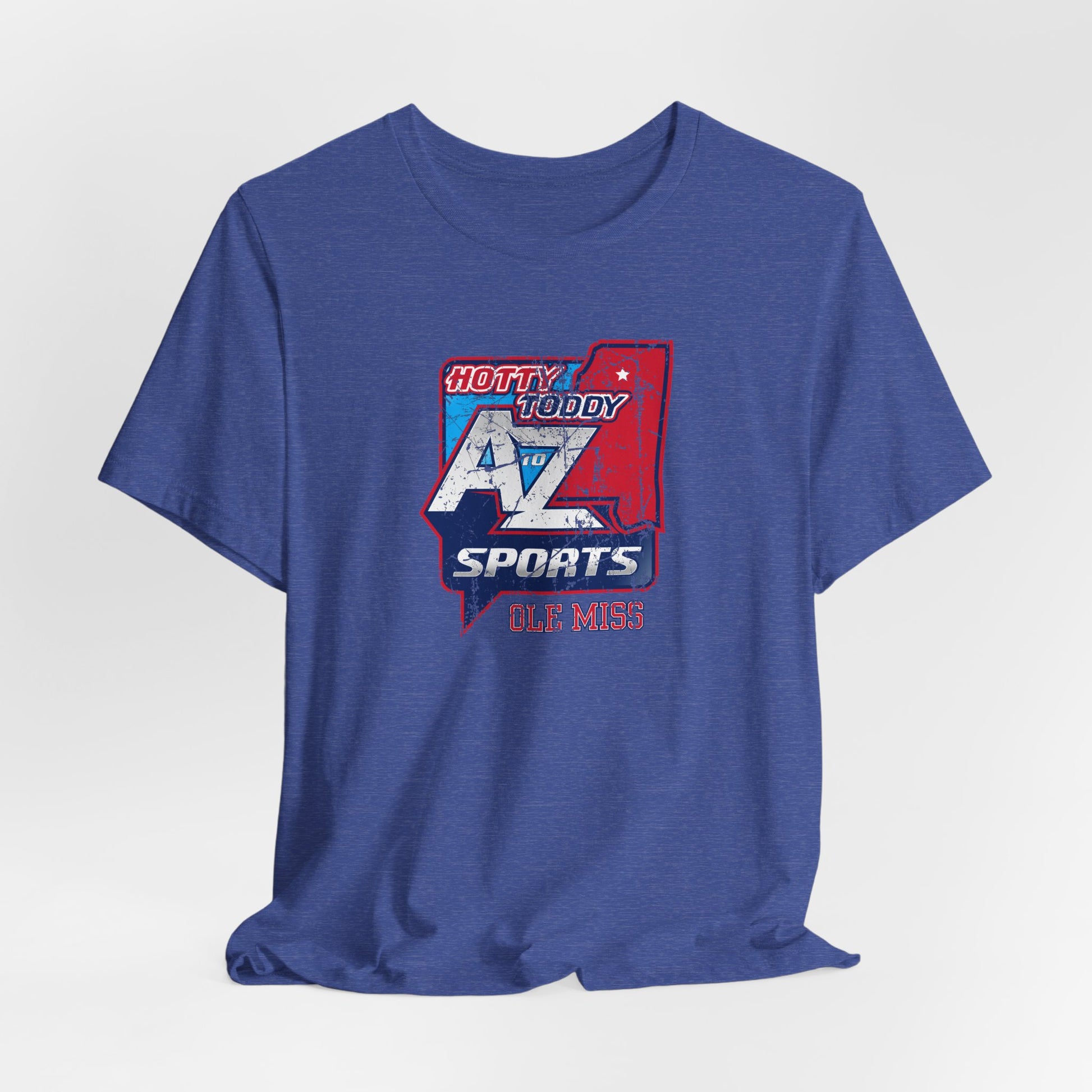 A to Z Sports Ole Miss Distressed T-Shirt