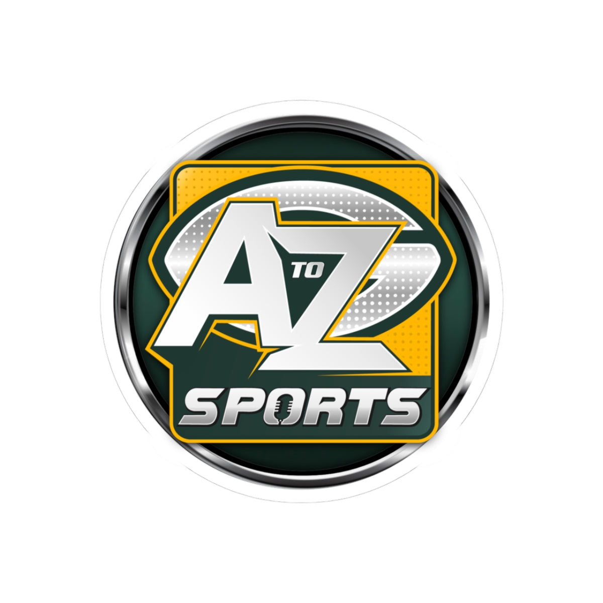 A to Z Sports Packers Sticker