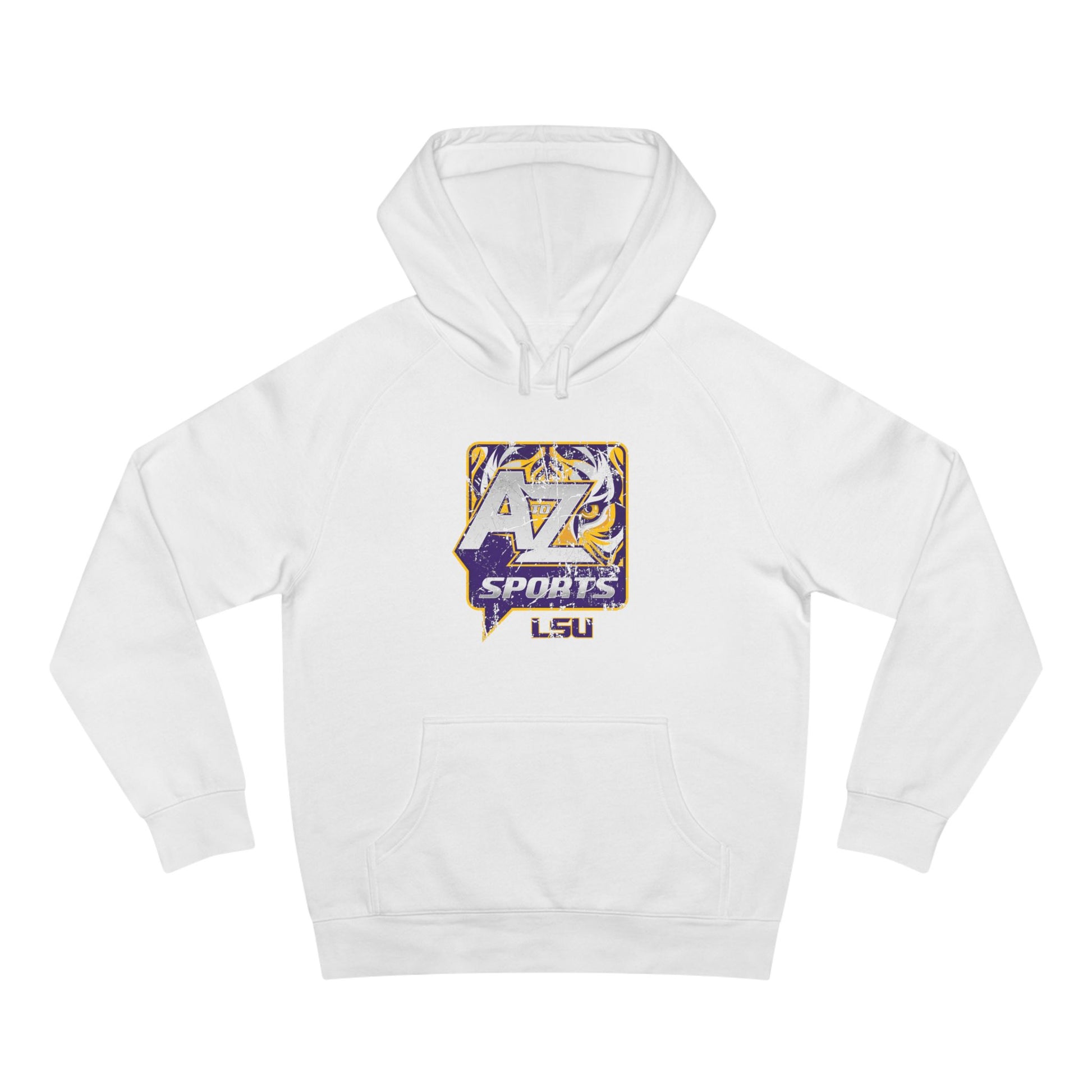 A to Z Sports LSU Distressed Hoodie