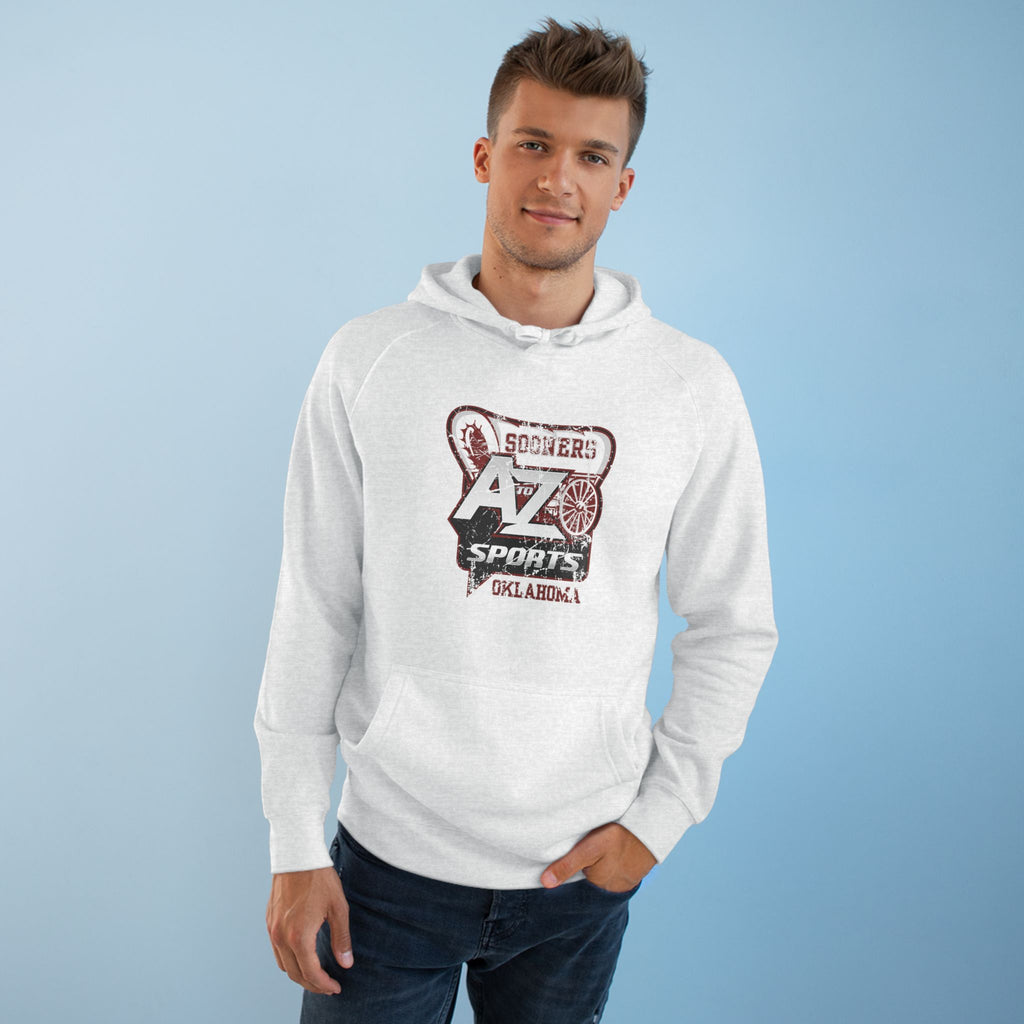 A to Z Sports Oklahoma Distressed Hoodie
