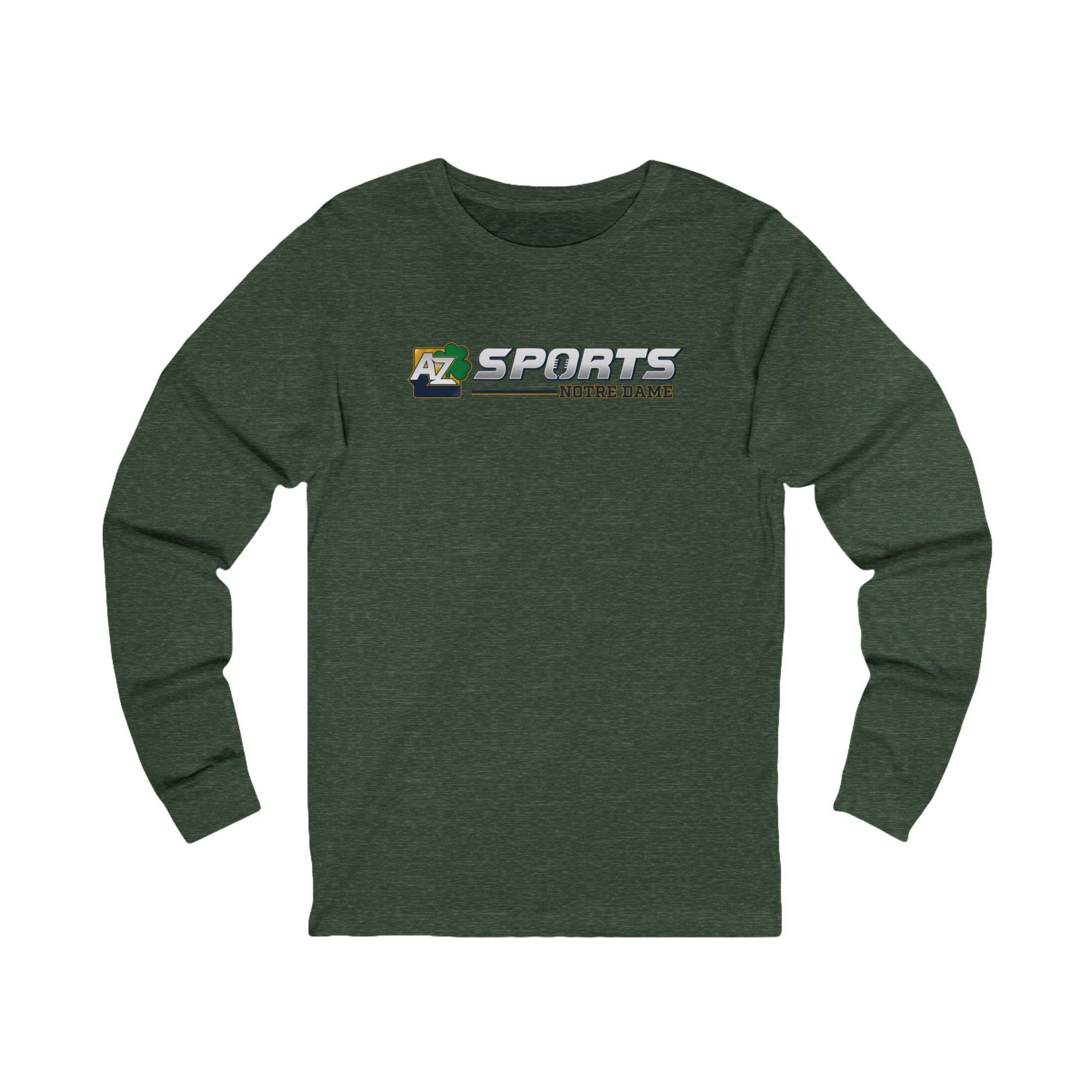 A to Z Sports Notre Dame Long Sleeve Tee