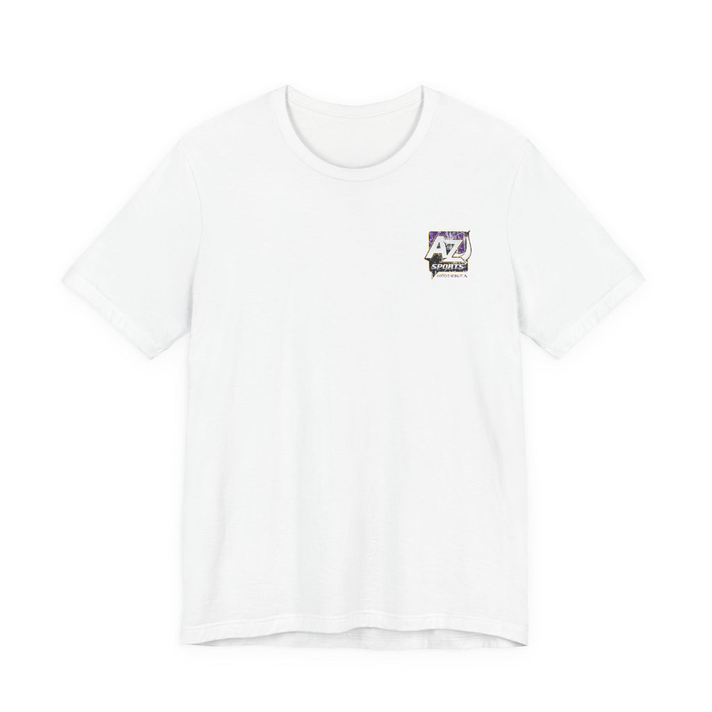 A to Z Sports Vikings Distressed Pocket T-Shirt