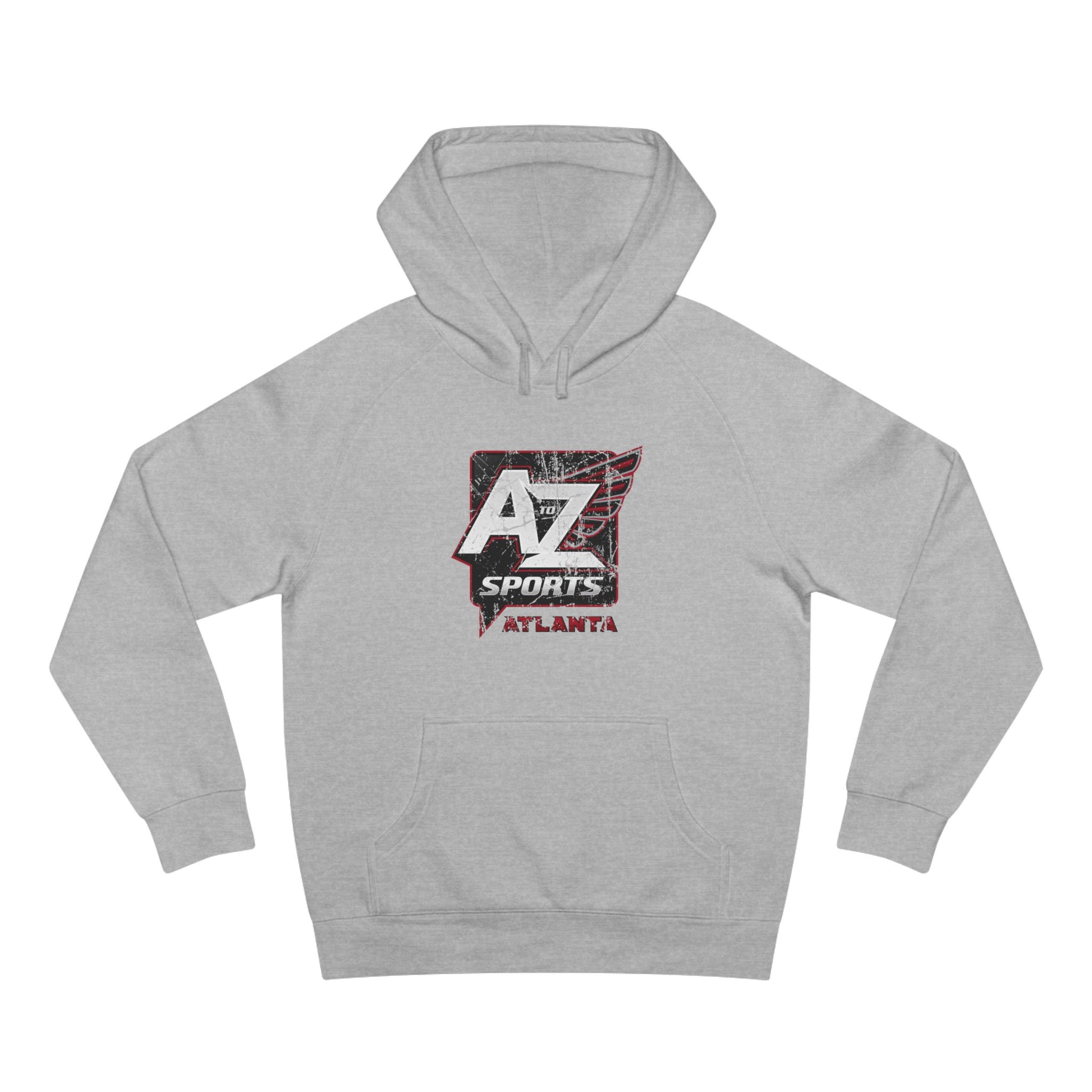 A to Z Sports Falcons Distressed Hoodie