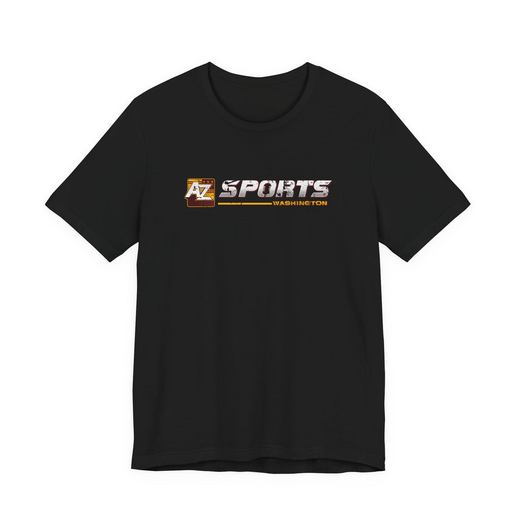 A to Z Sports Commanders Horizontal Distressed T-Shirt