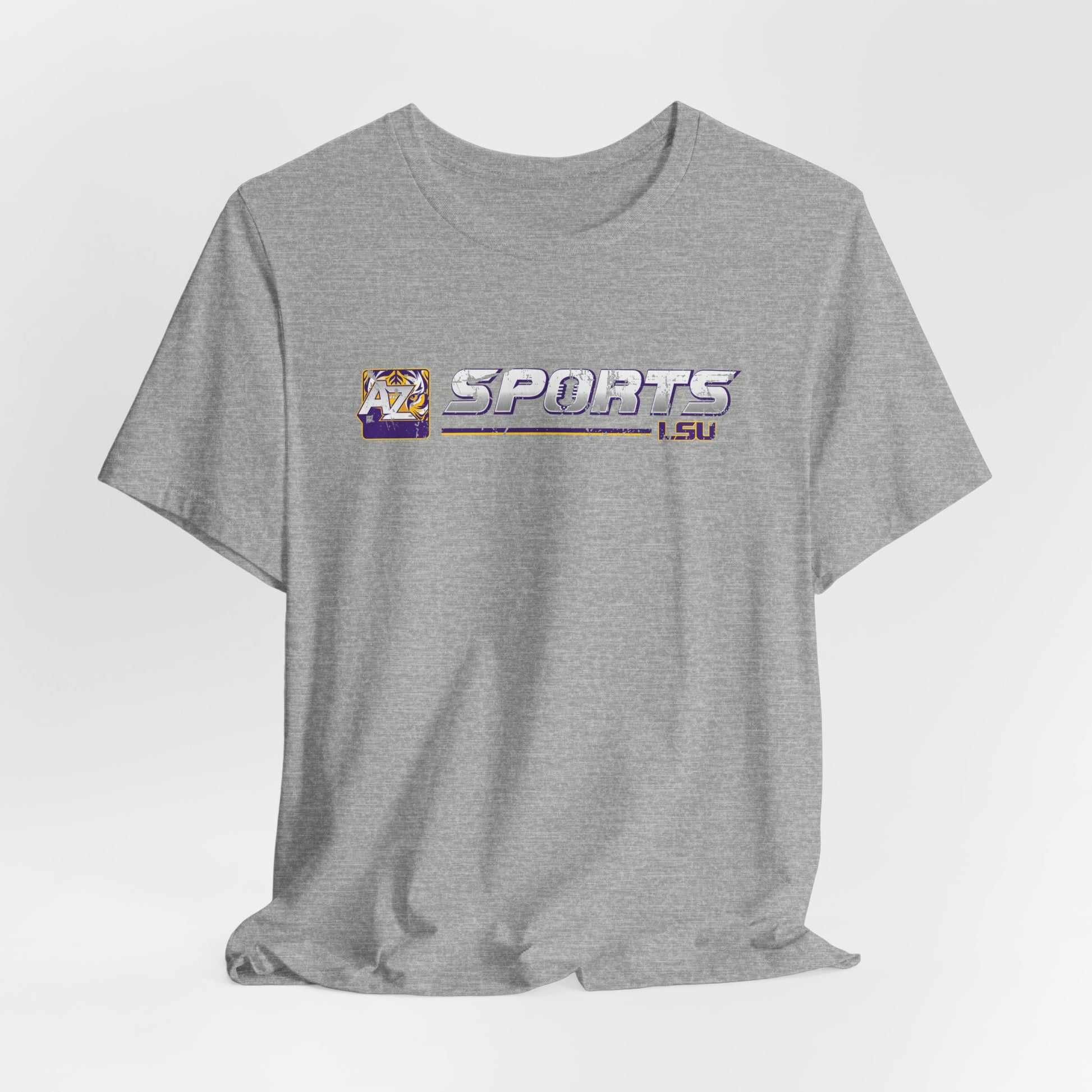 A to Z Sports LSU Distressed Horizontal T-Shirt