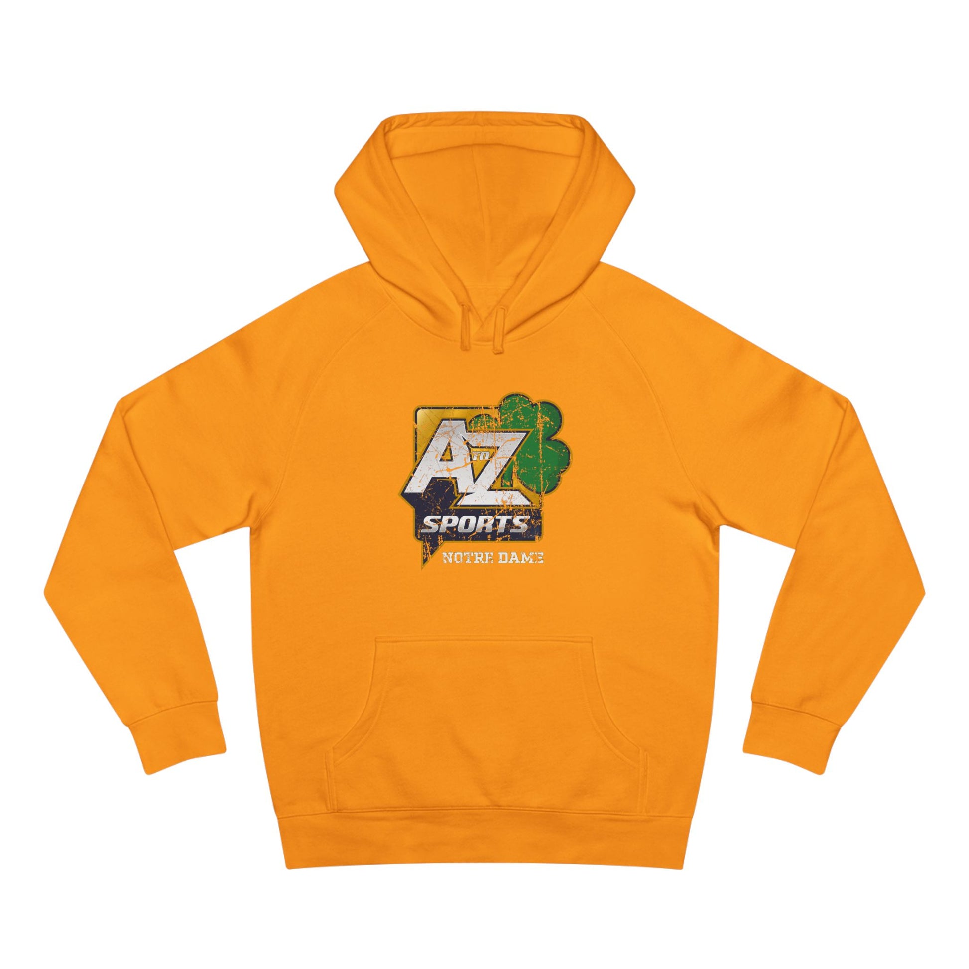 A to Z Sports Notre Dame Distressed Hoodie