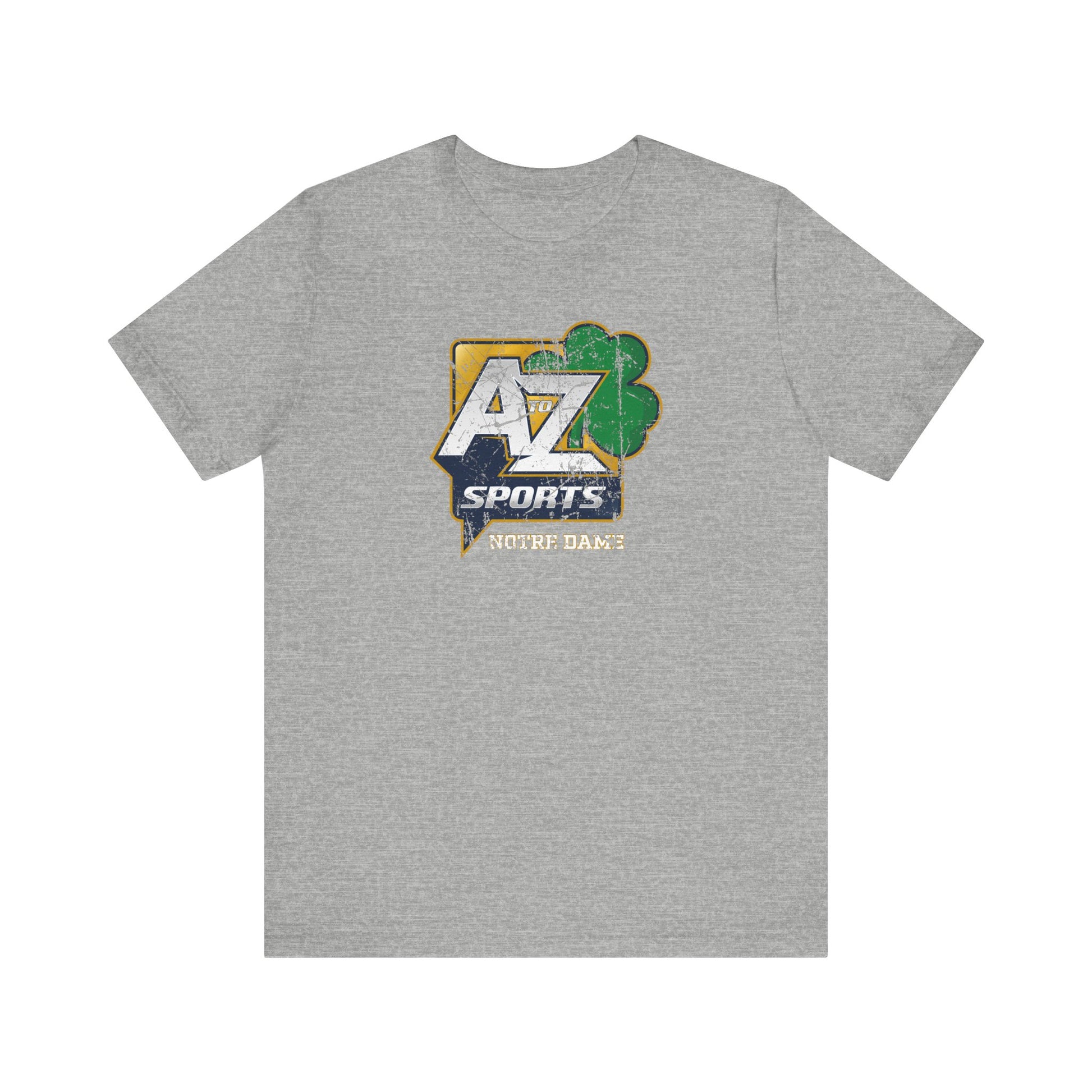 A to Z Sports Notre Dame Distressed T-Shirt