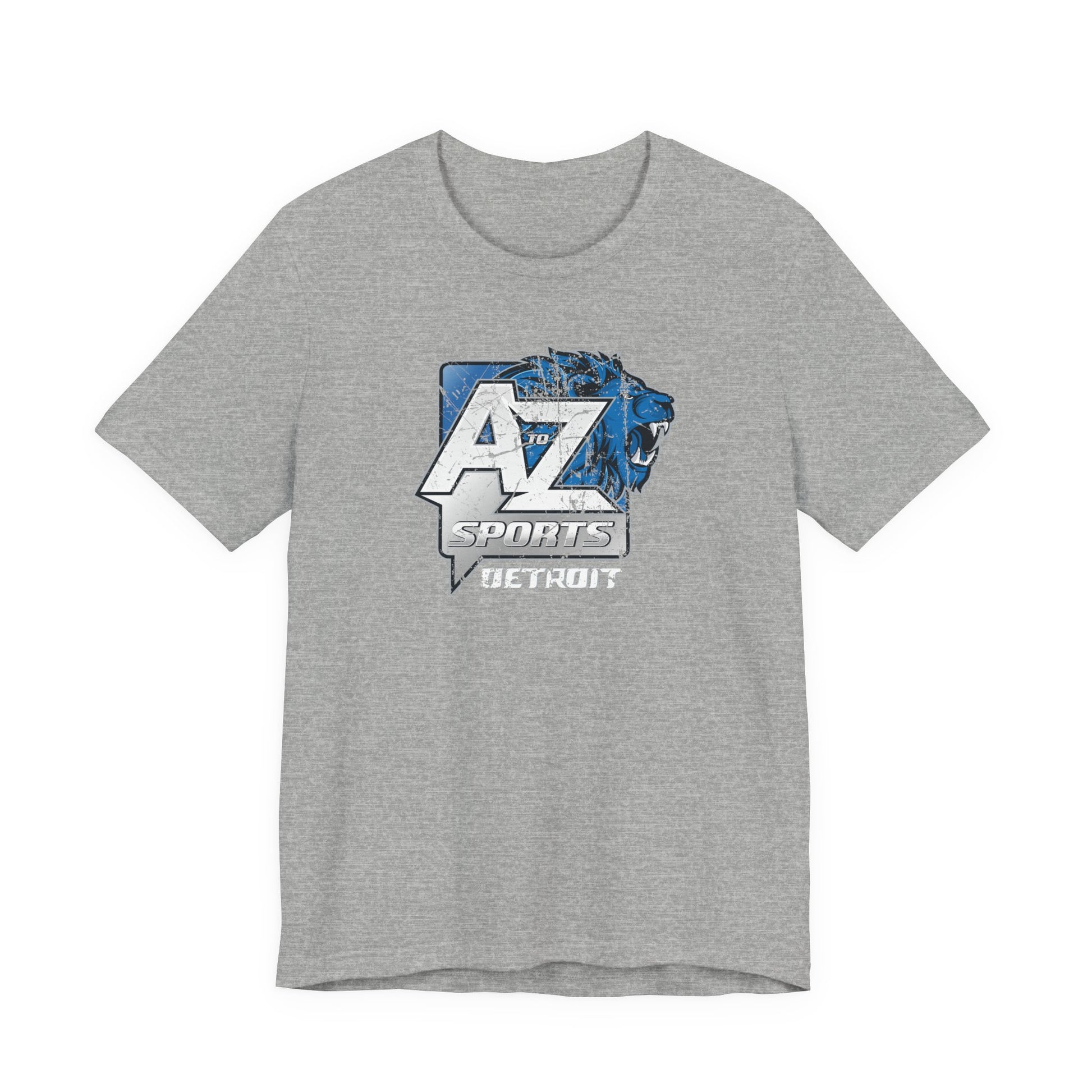 A to Z Sports Lions Distressed T-Shirt