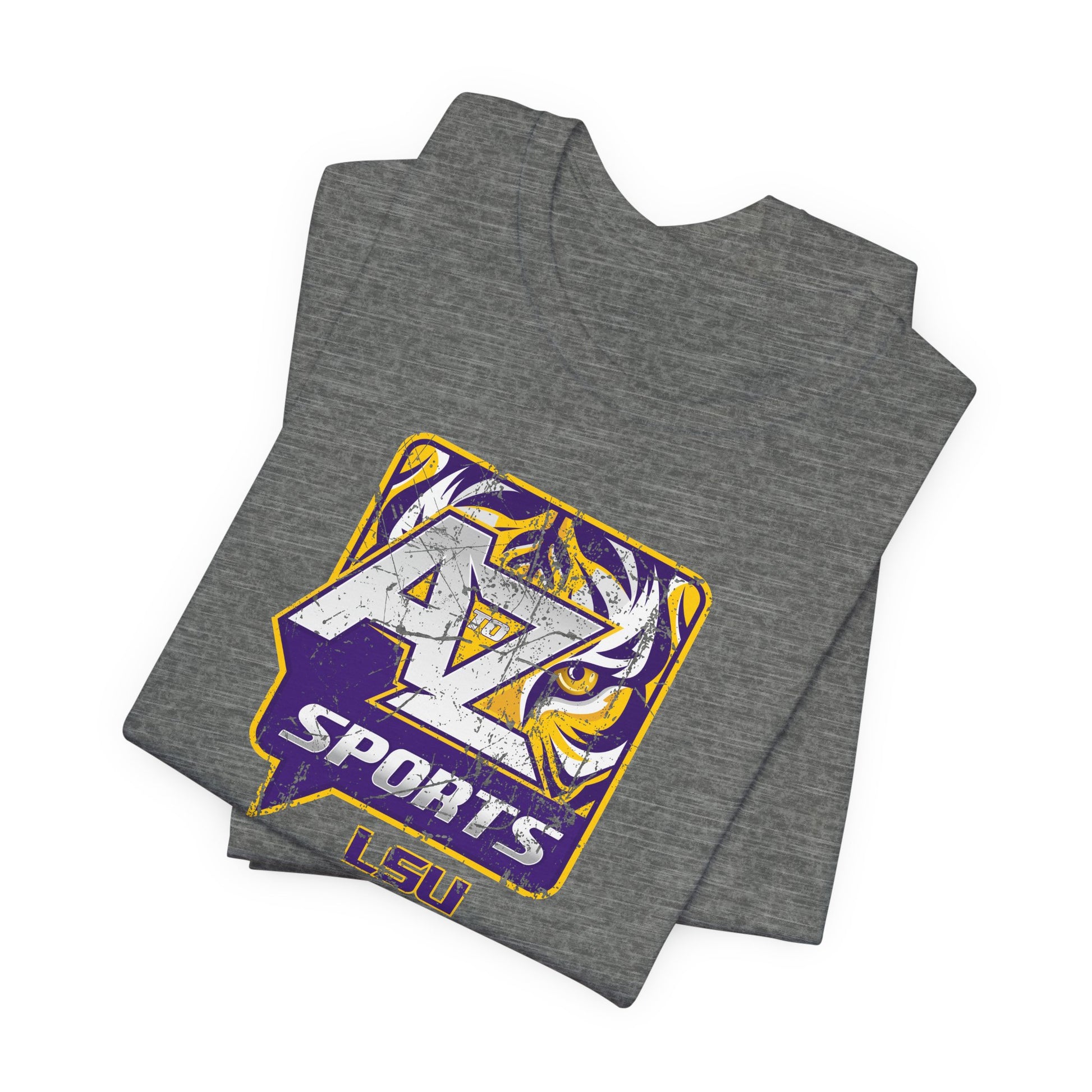 A to Z Sports LSU Distressed T-Shirt