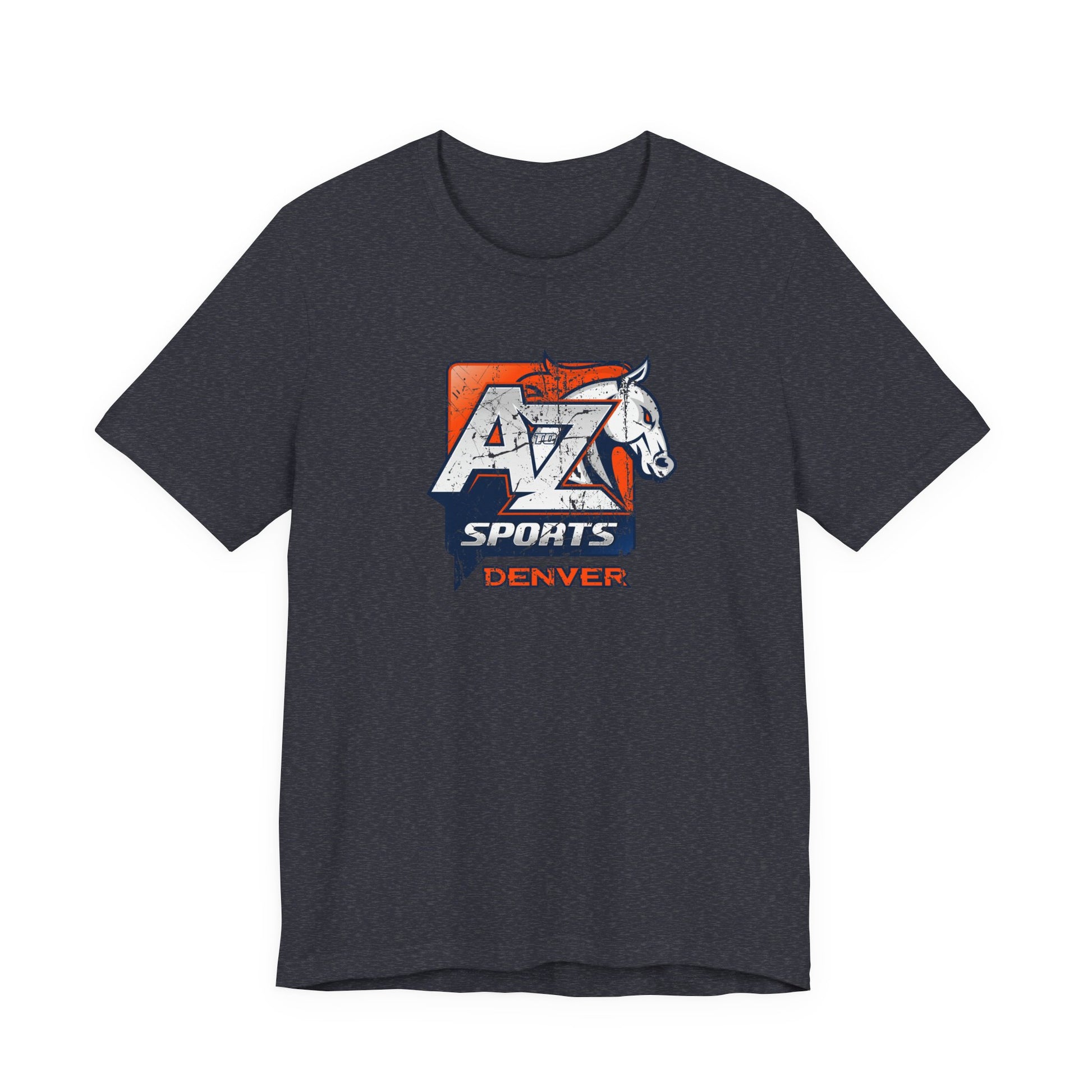 A to Z Sports Broncos Distressed T-Shirt