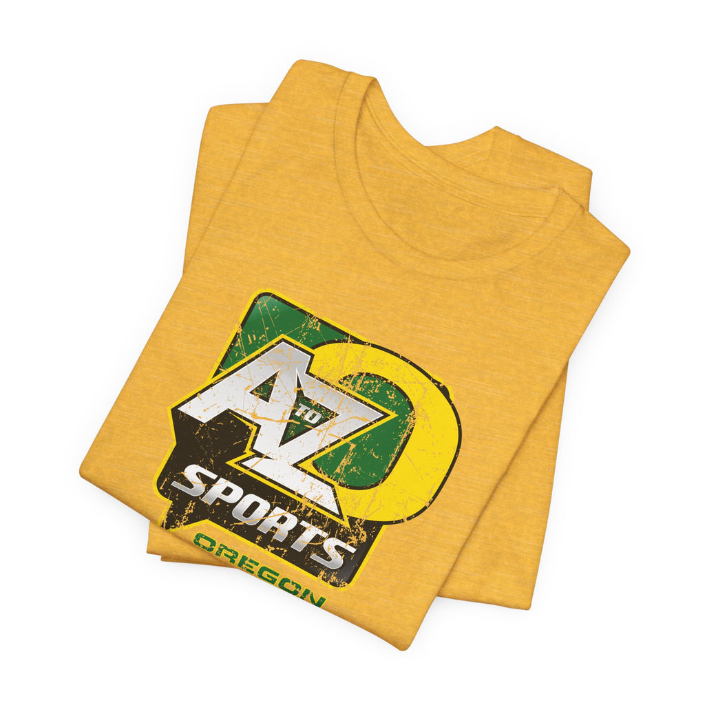 A to Z Sports Oregon Distressed T-Shirt