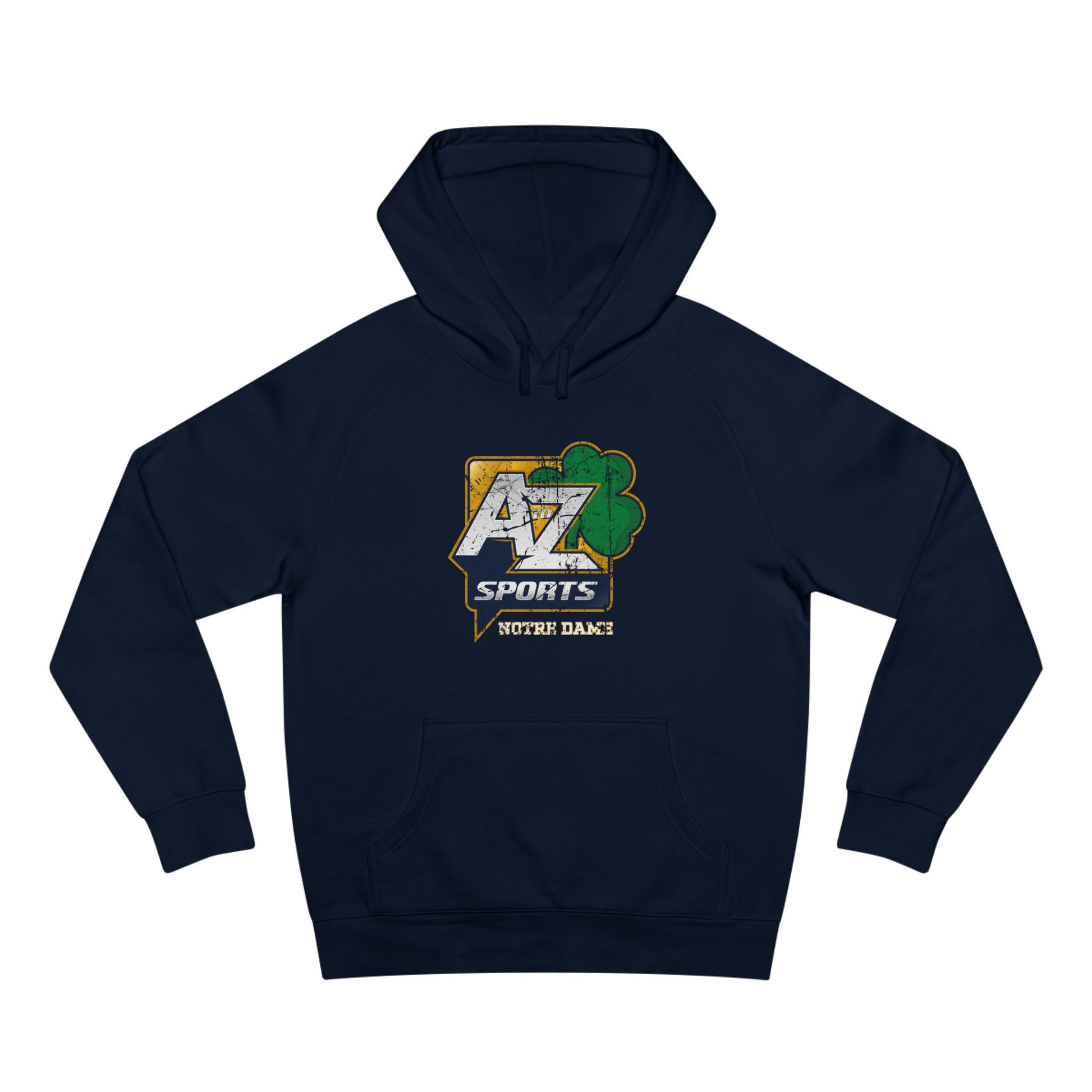 A to Z Sports Notre Dame Distressed Hoodie