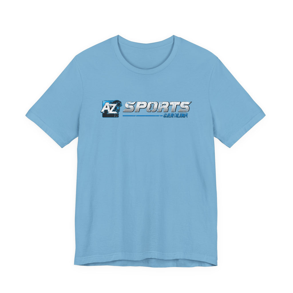 A to Z Sports Panthers Distressed Horizontal T-Shirt