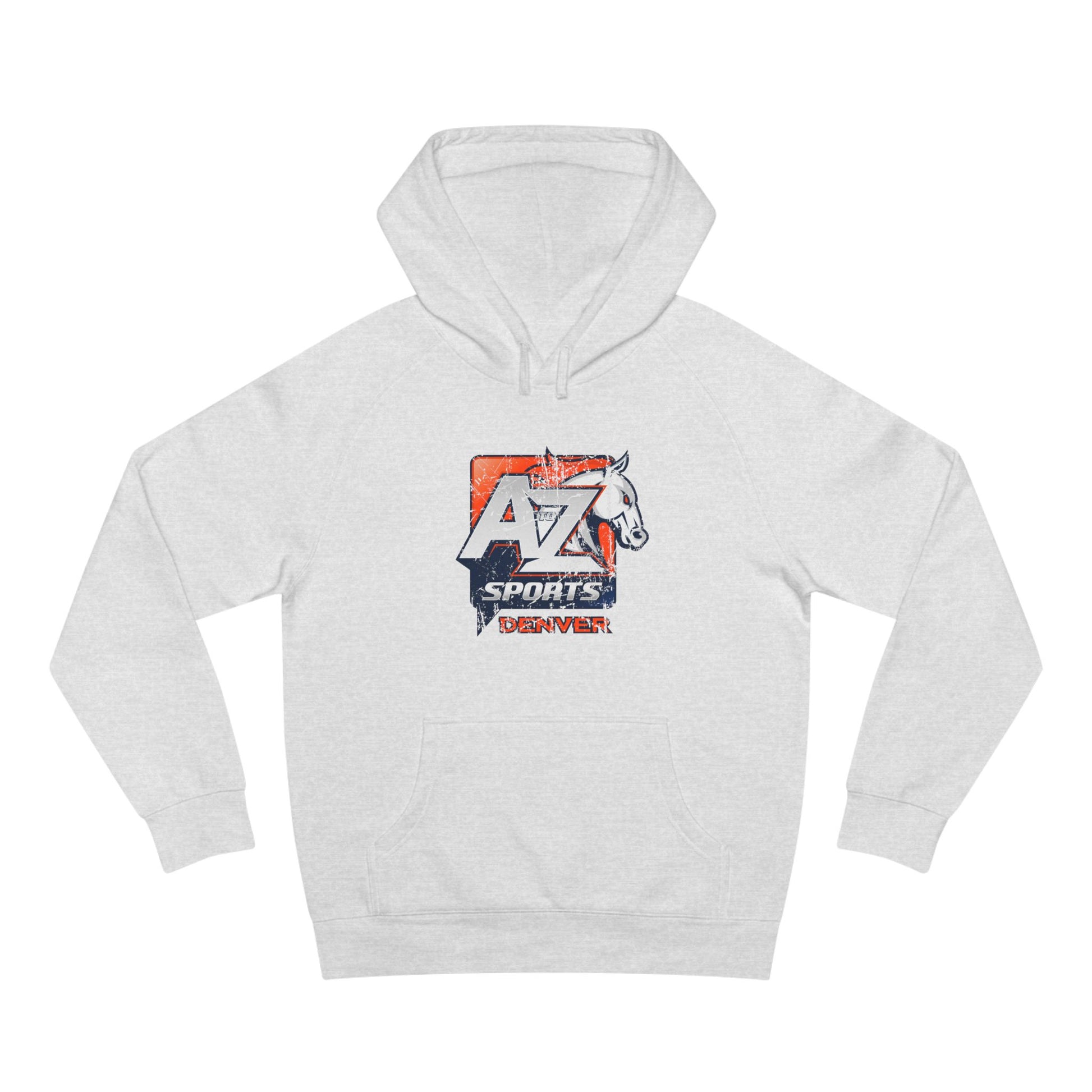 A to Z Sports Broncos Distressed Hoodie