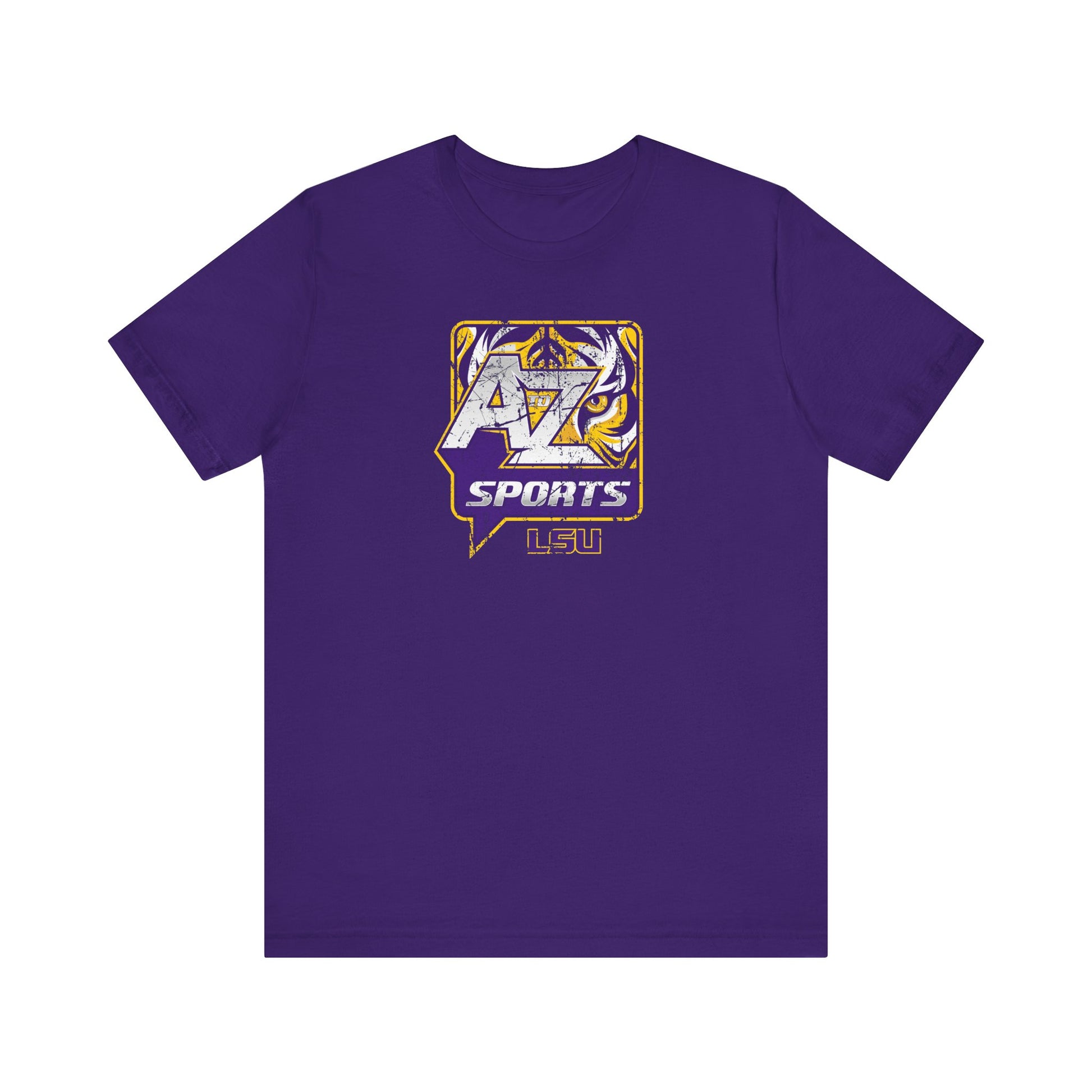 A to Z Sports LSU Distressed T-Shirt