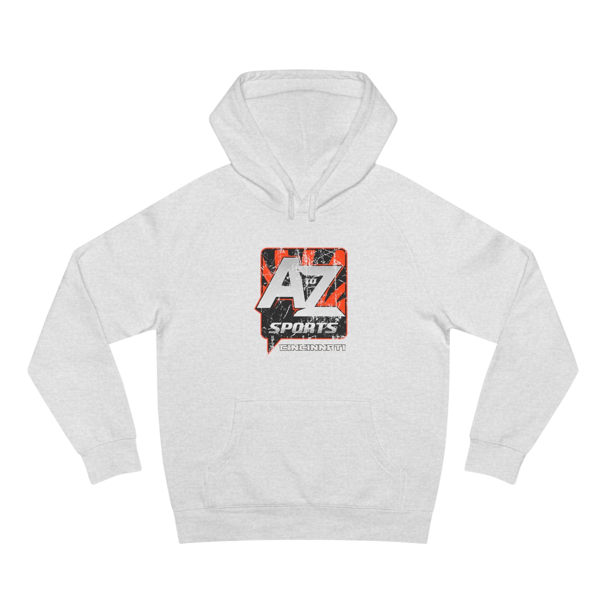 A to Z Sports Bengals Distressed Hoodie