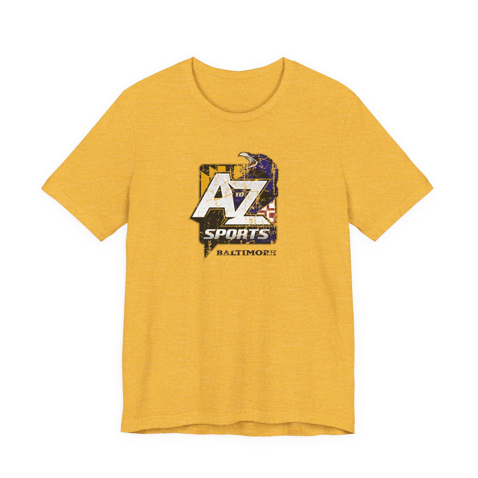 A to Z Sports Ravens Distressed T-Shirt
