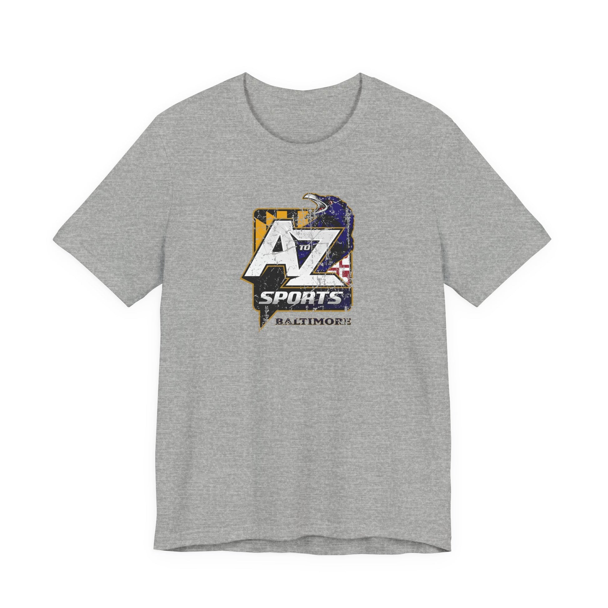 A to Z Sports Ravens Distressed T-Shirt