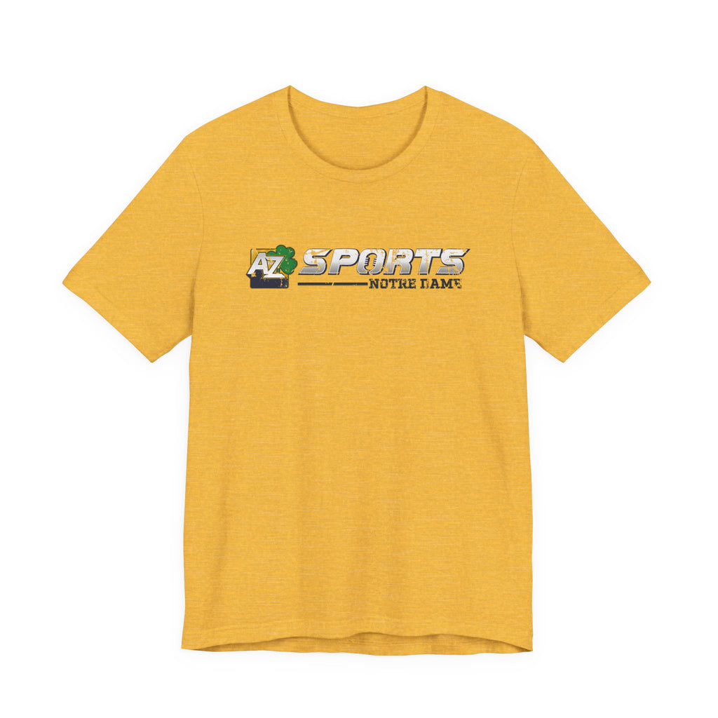 A to Z Sports Notre Dame Distressed Horizontal T-Shirt