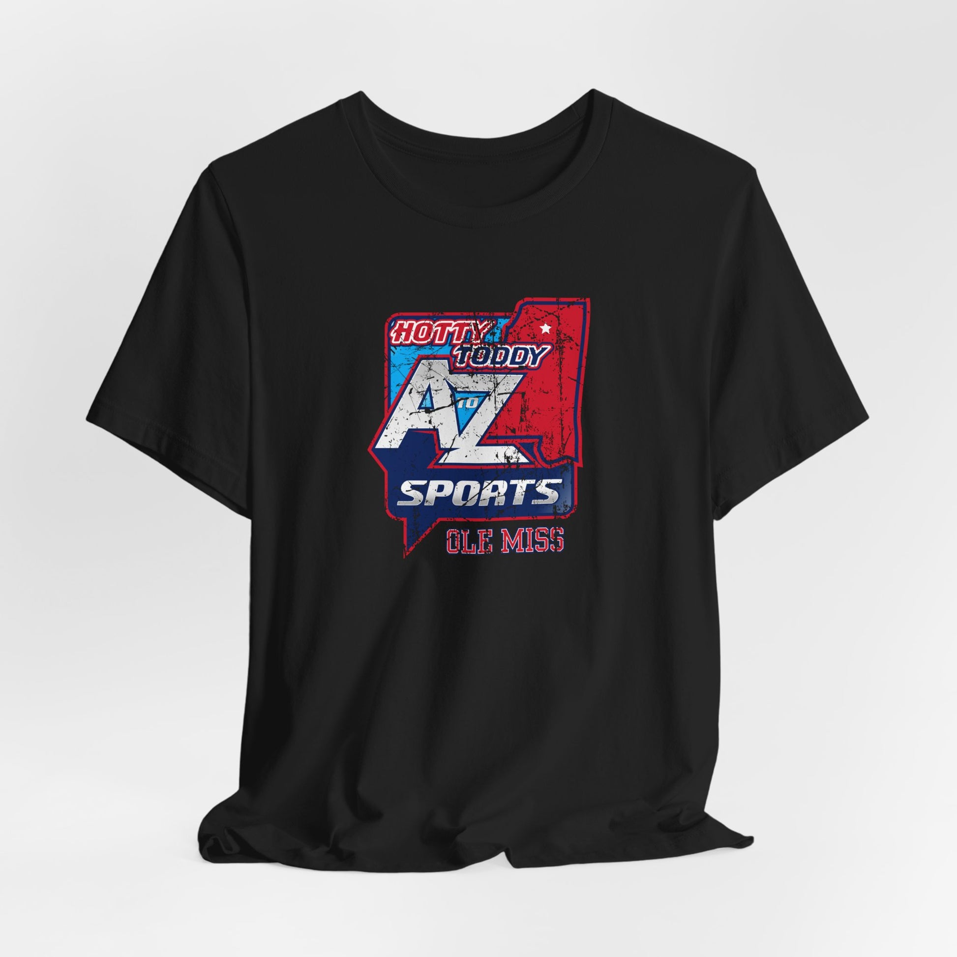 A to Z Sports Ole Miss Distressed T-Shirt