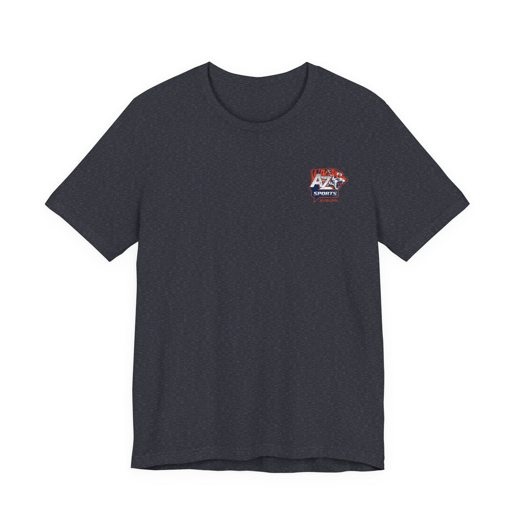 A to Z Sports Auburn Distressed Pocket T-Shirt