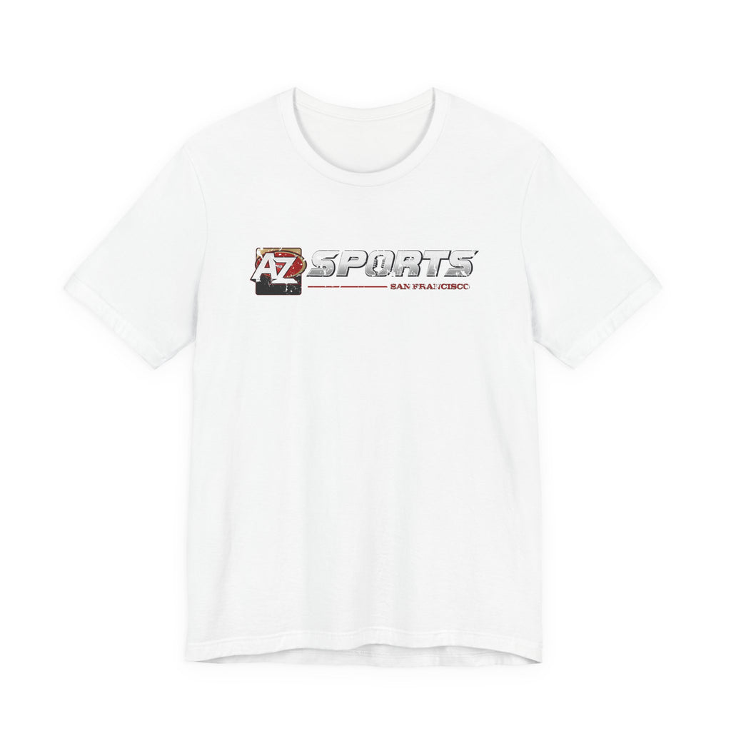 A to Z Sports 49ers Distressed Horizontal T-Shirt