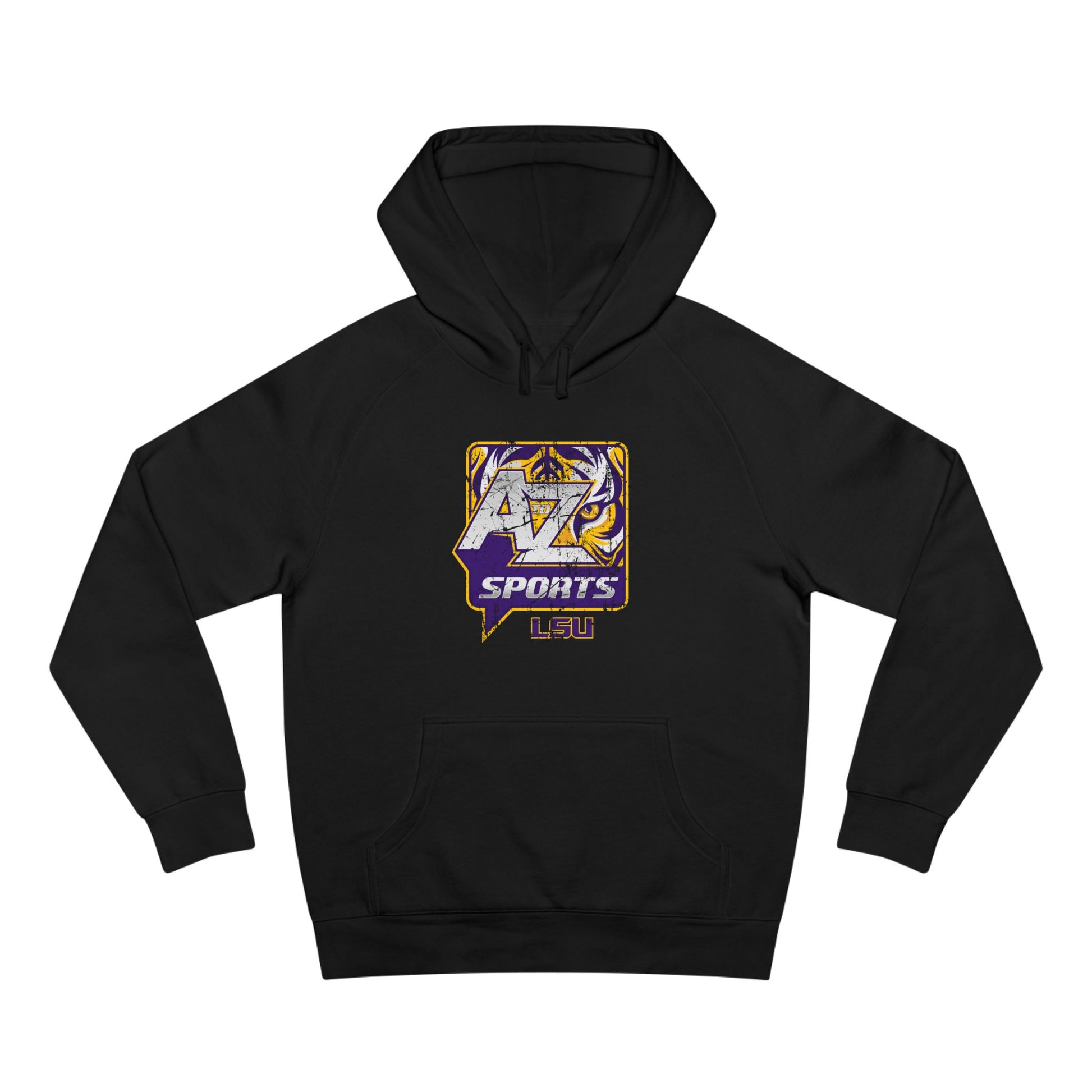 A to Z Sports LSU Distressed Hoodie