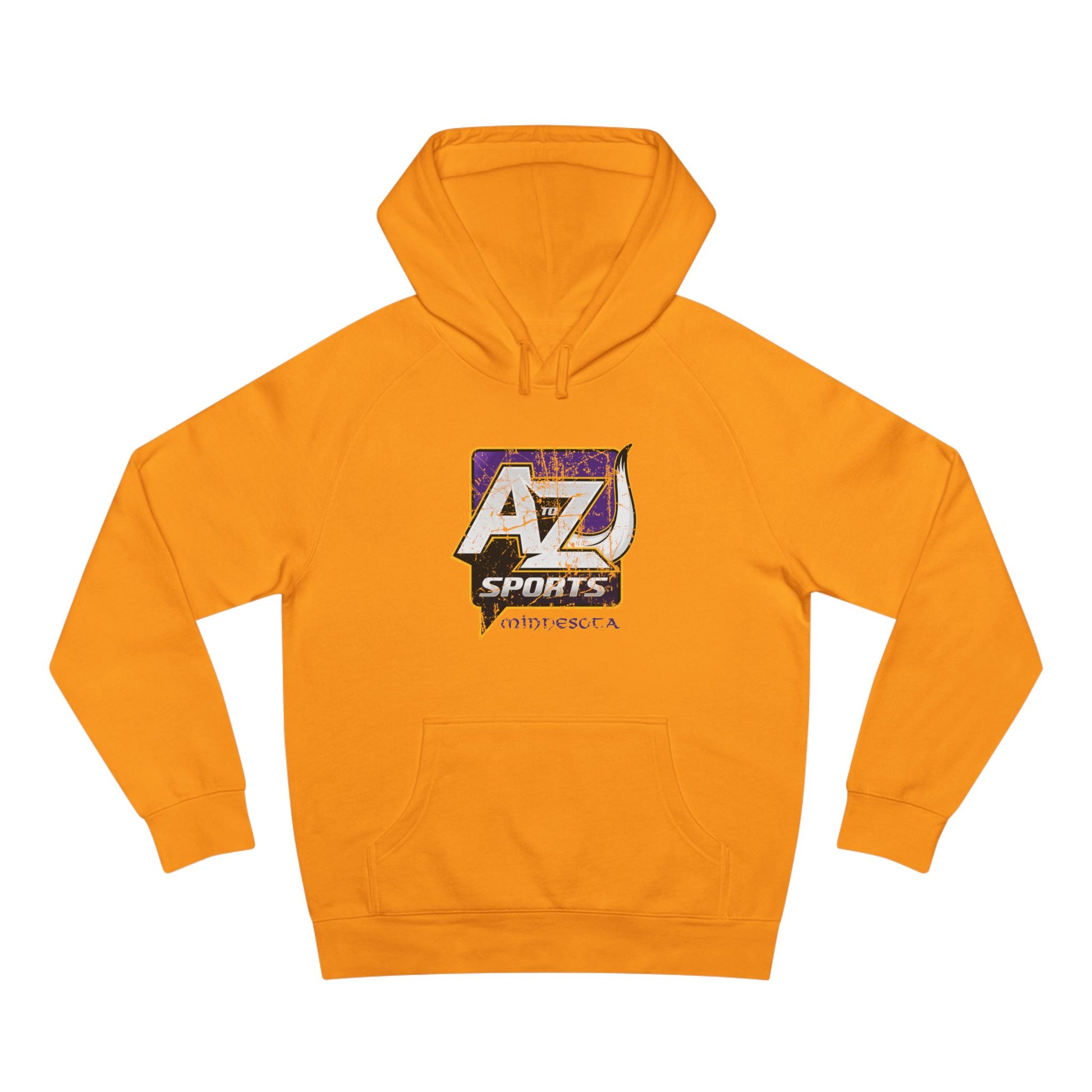 A to Z Sports Vikings Distressed Hoodie