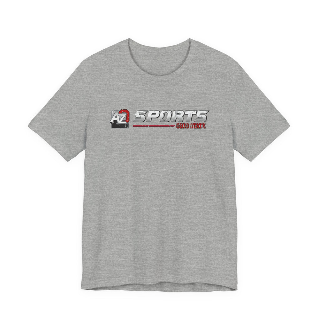 A to Z Sports Ohio State Distressed Horizontal T-Shirt