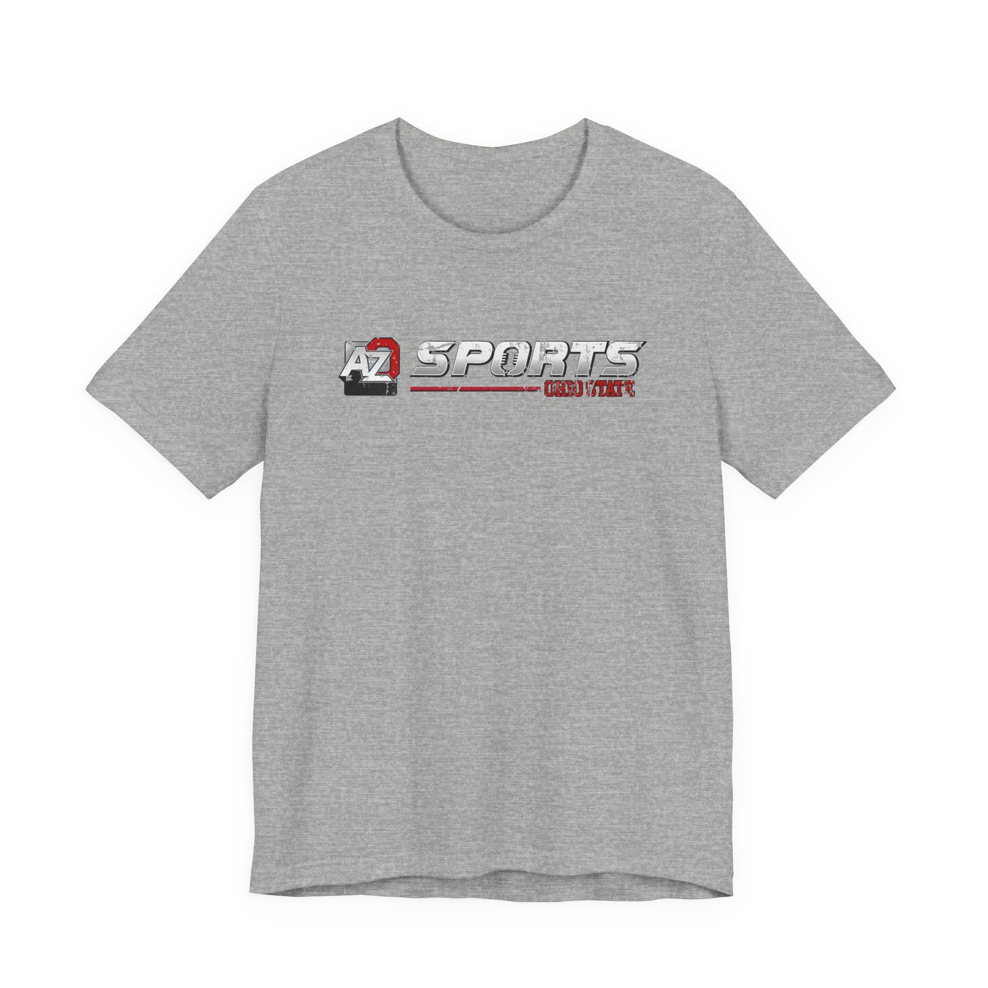 A to Z Sports Ohio State Distressed Horizontal T-Shirt