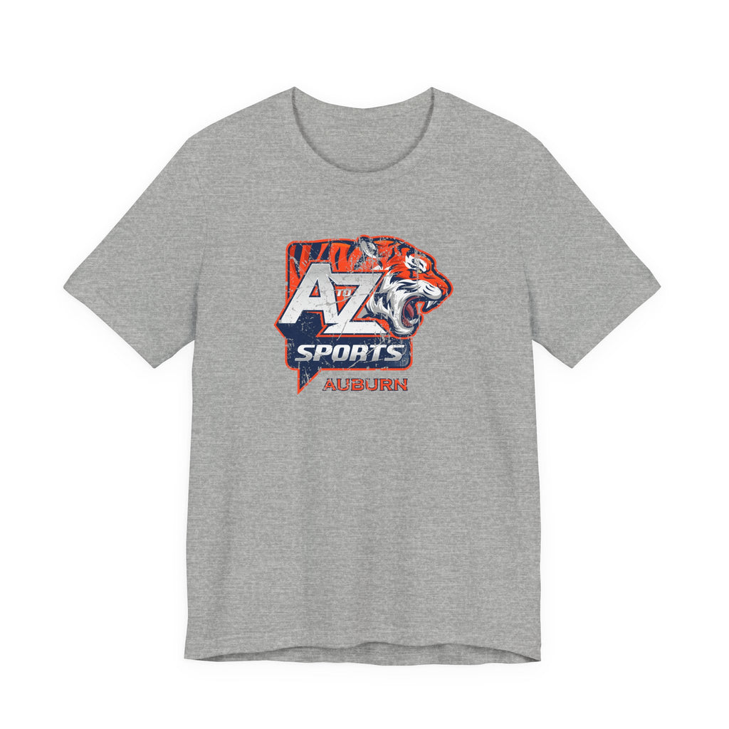 A to Z Sports Auburn Distressed T-Shirt
