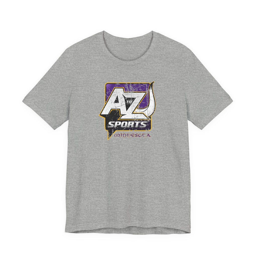 A to Z Sports Vikings Distressed T-Shirt