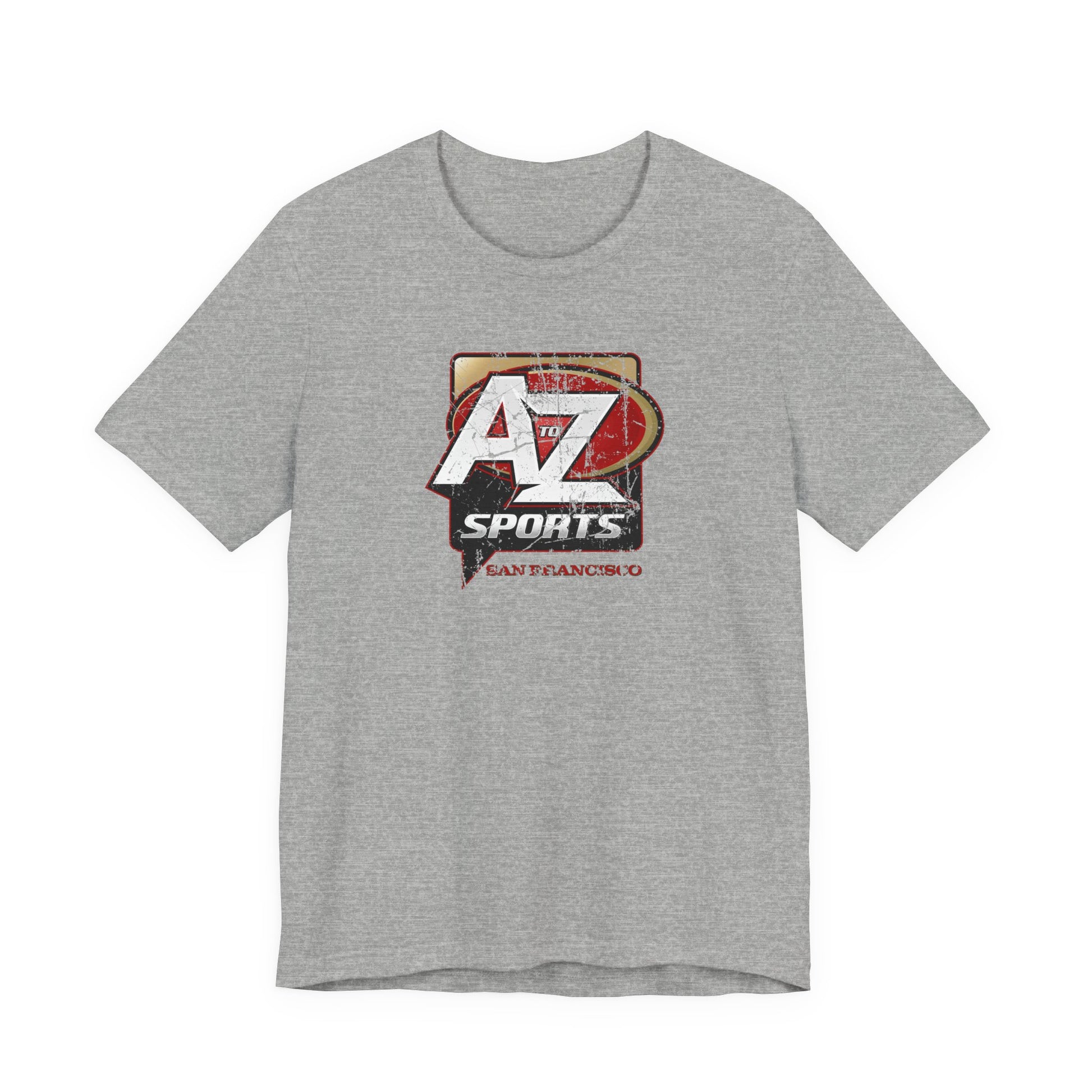 A to Z Sports 49ers Distressed T-Shirt