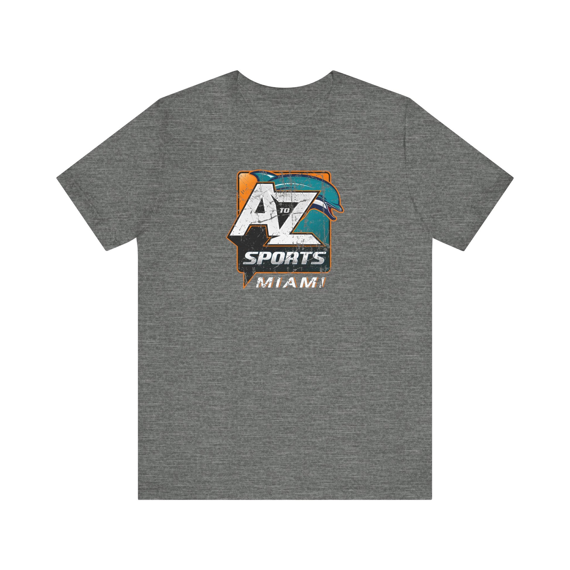 A to Z Sports Dolphins Distressed T-Shirt