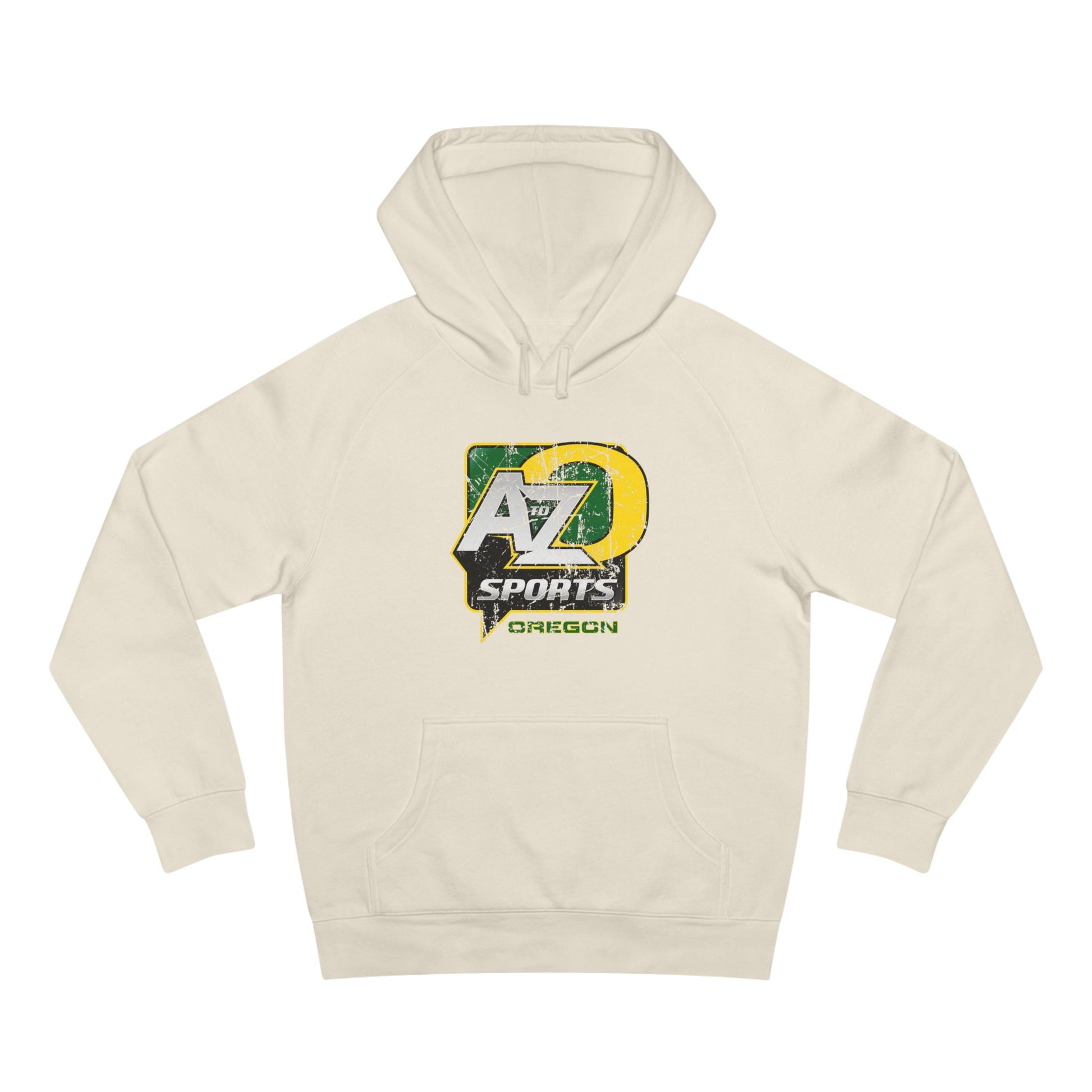 A to Z Sports Oregon Distressed Hoodie