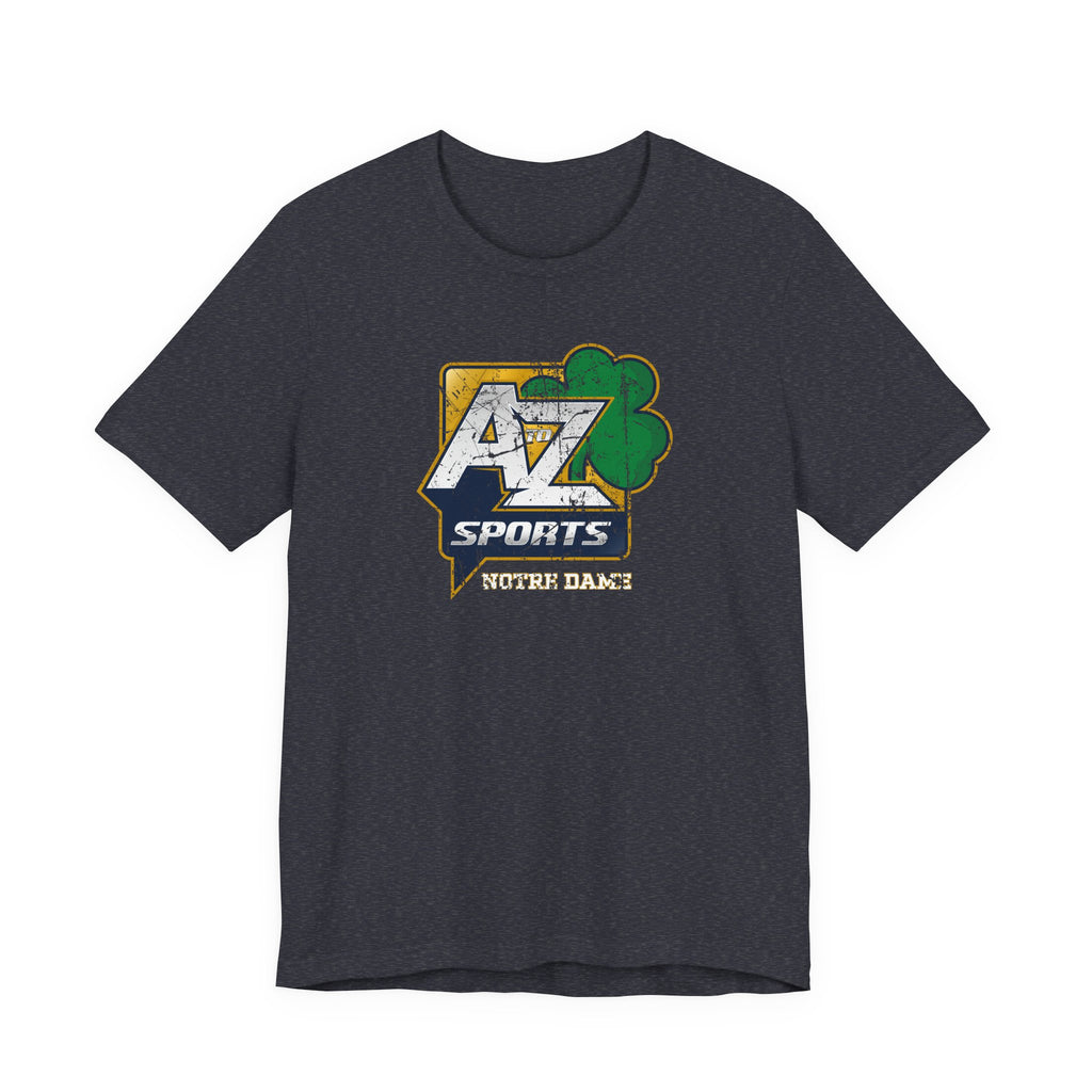 A to Z Sports Notre Dame Distressed T-Shirt