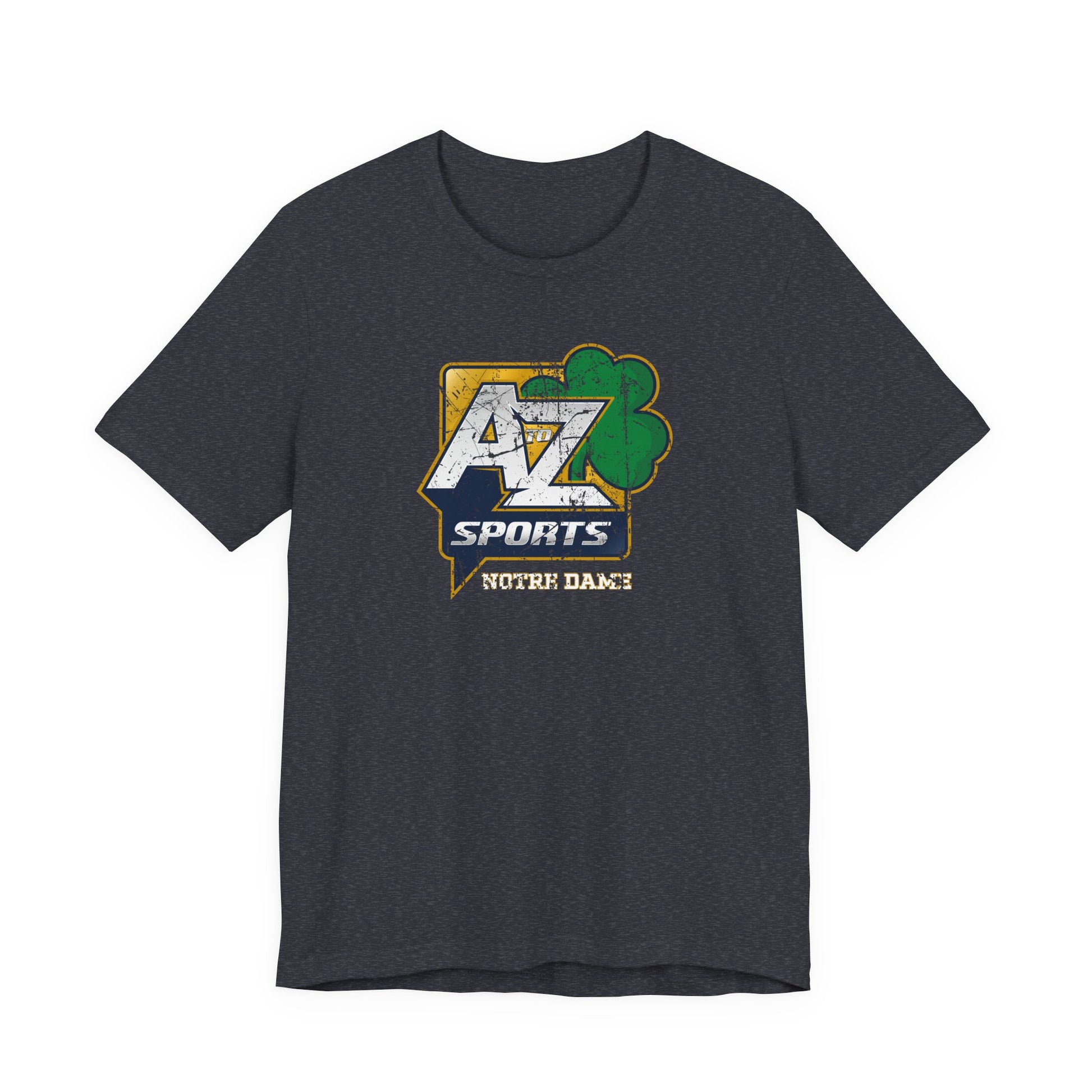 A to Z Sports Notre Dame Distressed T-Shirt