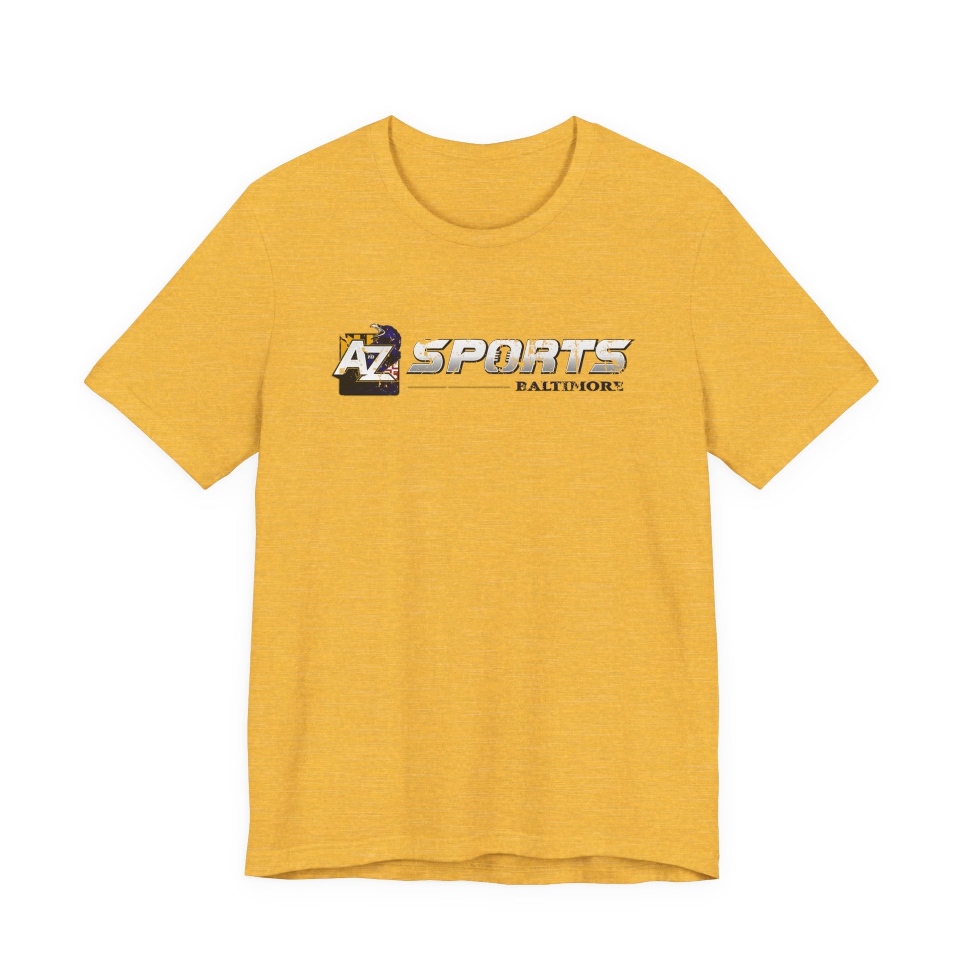A to Z Sports Ravens Distressed Horizontal T-Shirt