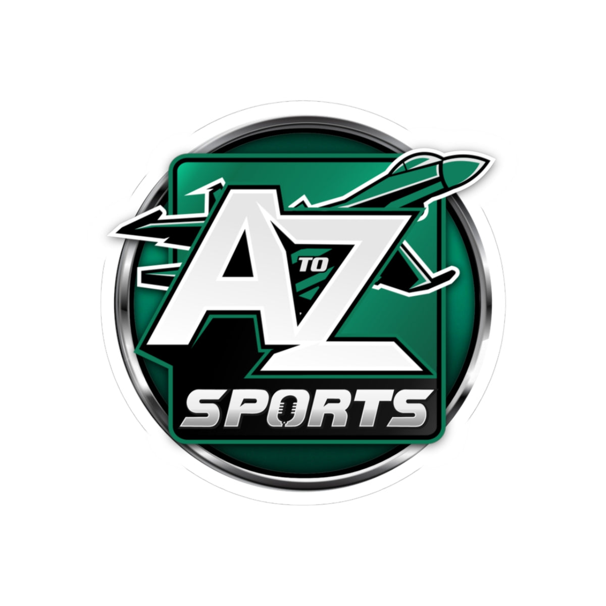 A to Z Sports Jets Sticker