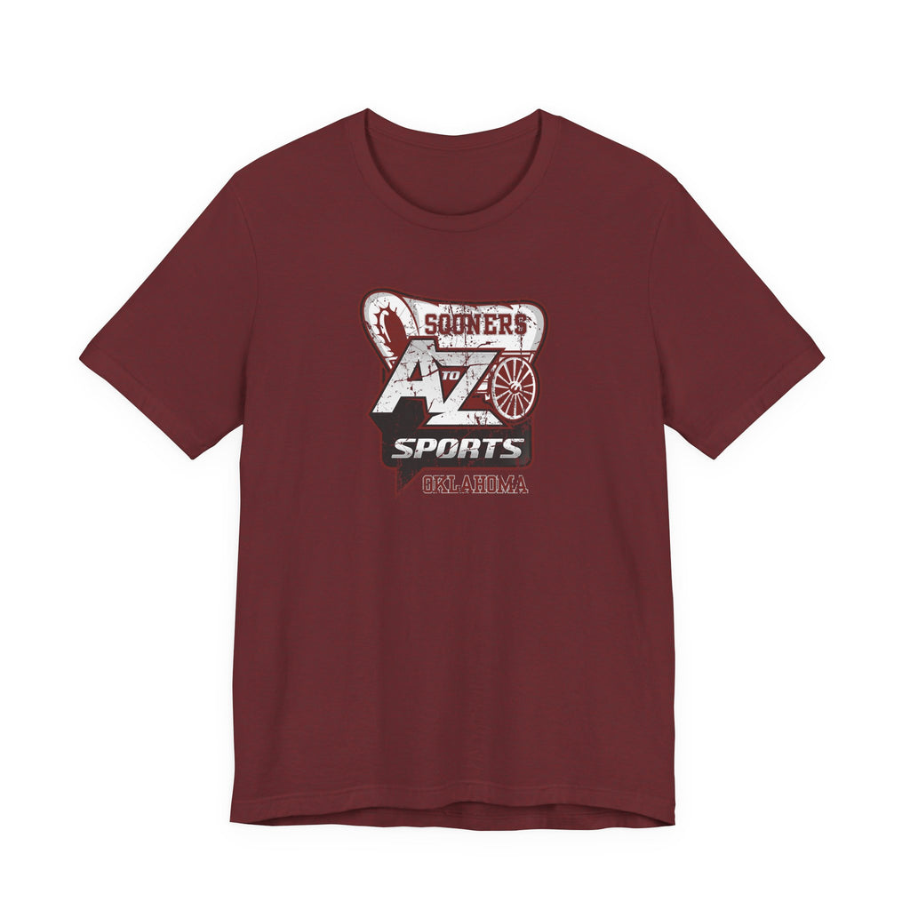 A to Z Sports Oklahoma Distressed T-Shirt